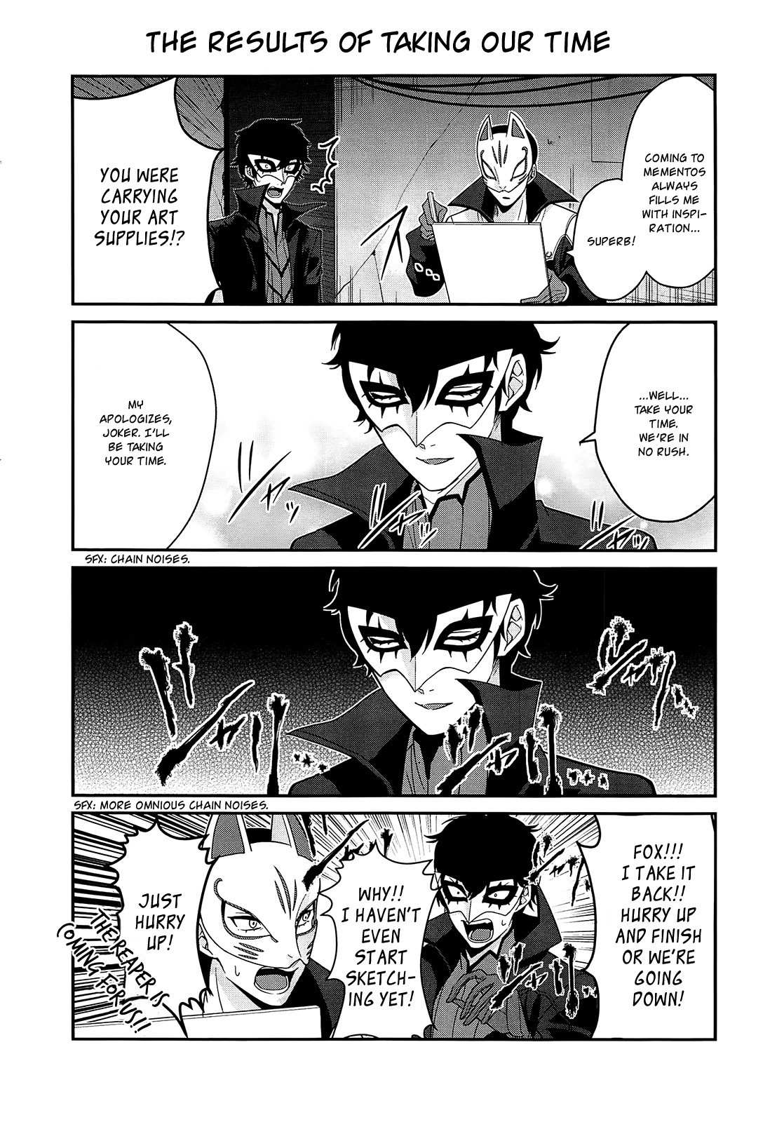 Persona 5 Dengeki Comic Anthology Chapter 9 page 6 - Chapter 9: Today's Mementos is Still Threatening