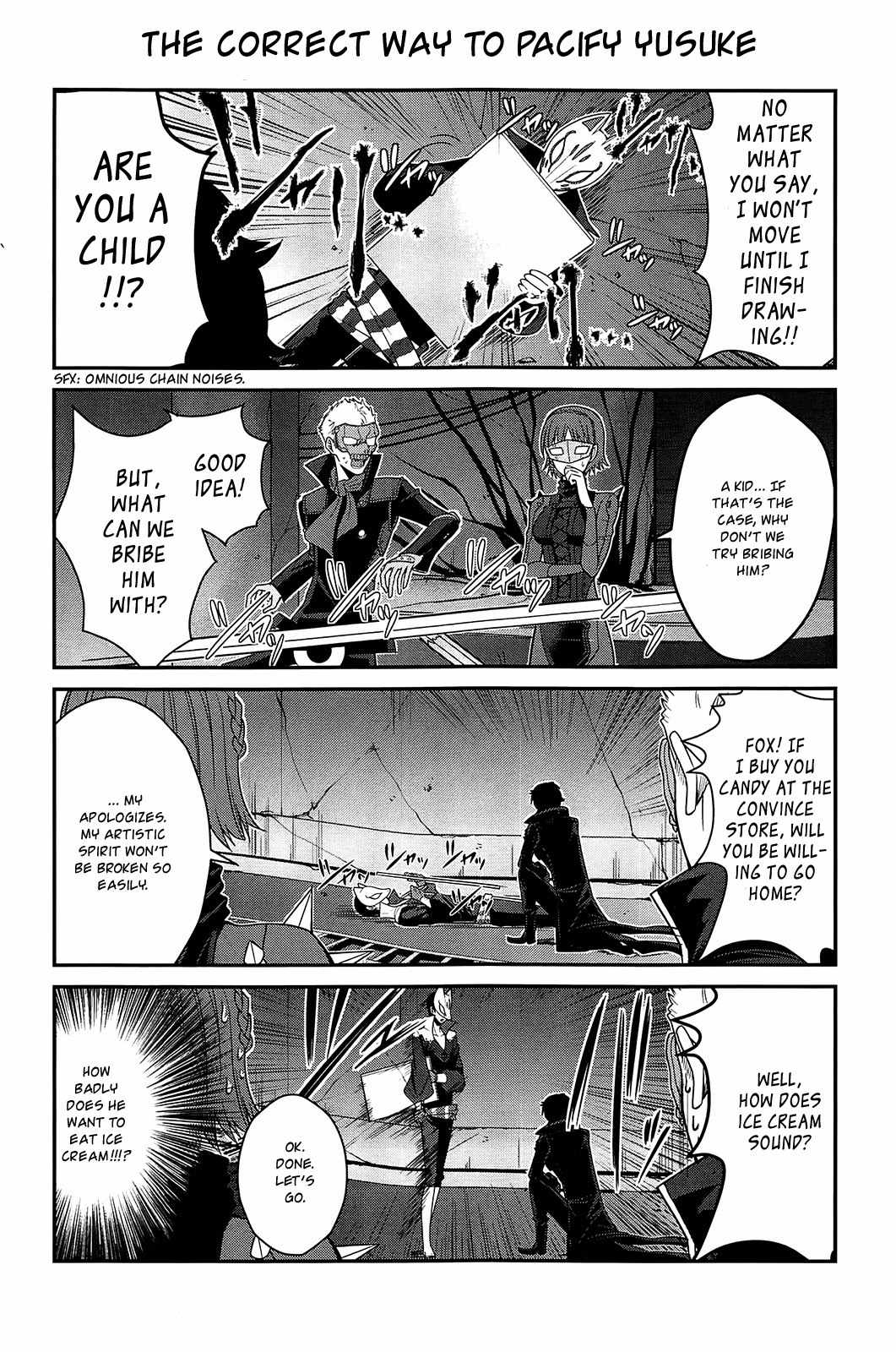 Persona 5 Dengeki Comic Anthology Chapter 9 page 7 - Chapter 9: Today's Mementos is Still Threatening