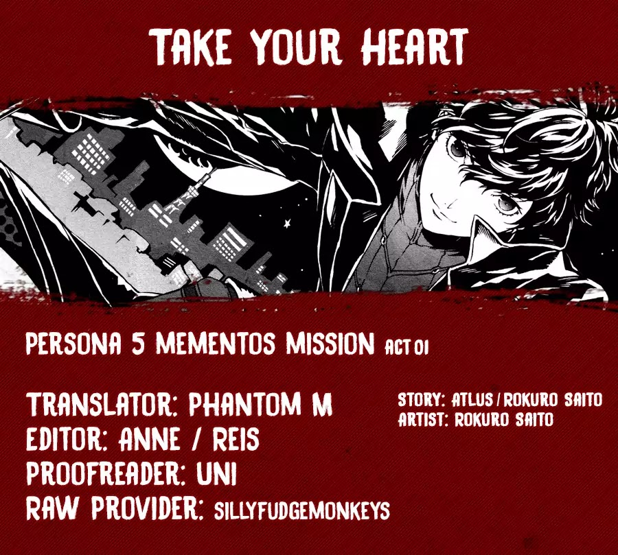 Persona 5: Mementos Mission Chapter 1 page 1 - Chapter 1: The First Groundswell