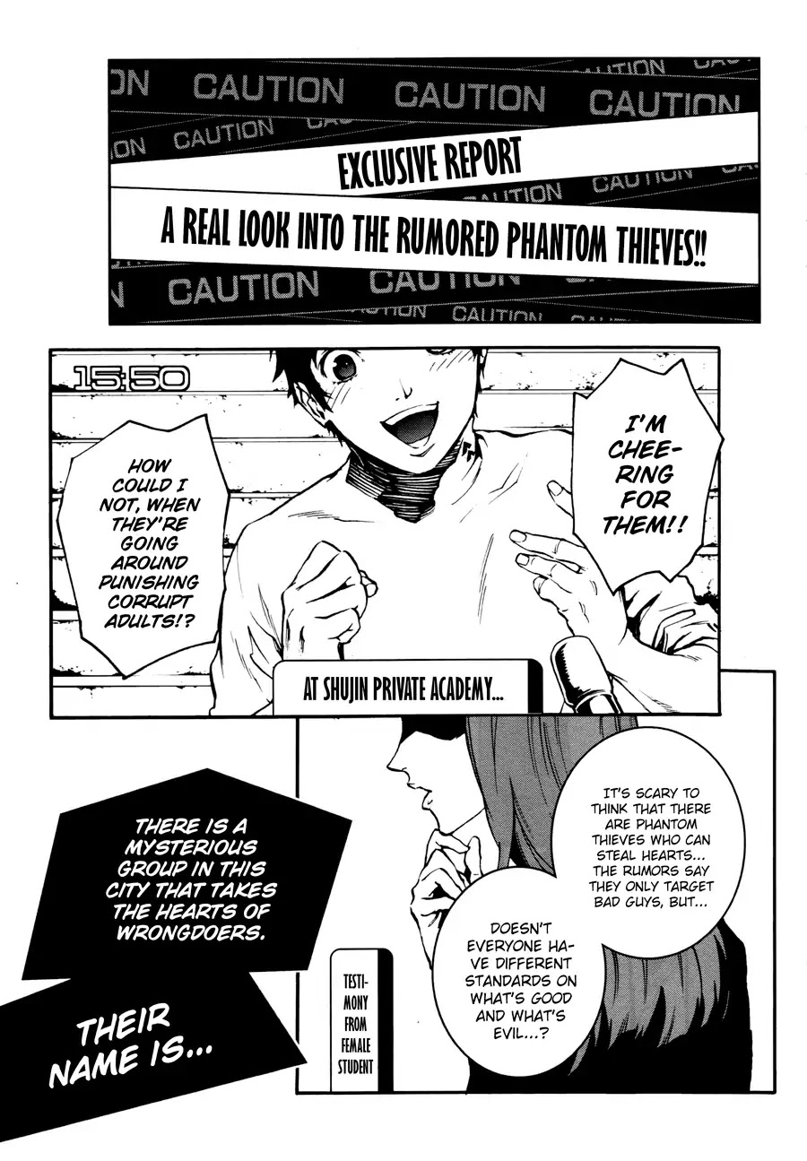 Persona 5: Mementos Mission Chapter 1 page 2 - Chapter 1: The First Groundswell