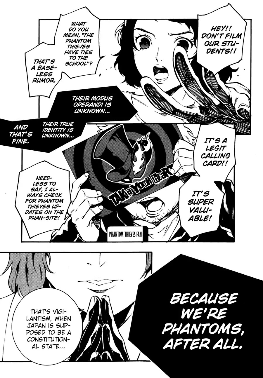 Persona 5: Mementos Mission Chapter 1 page 4 - Chapter 1: The First Groundswell