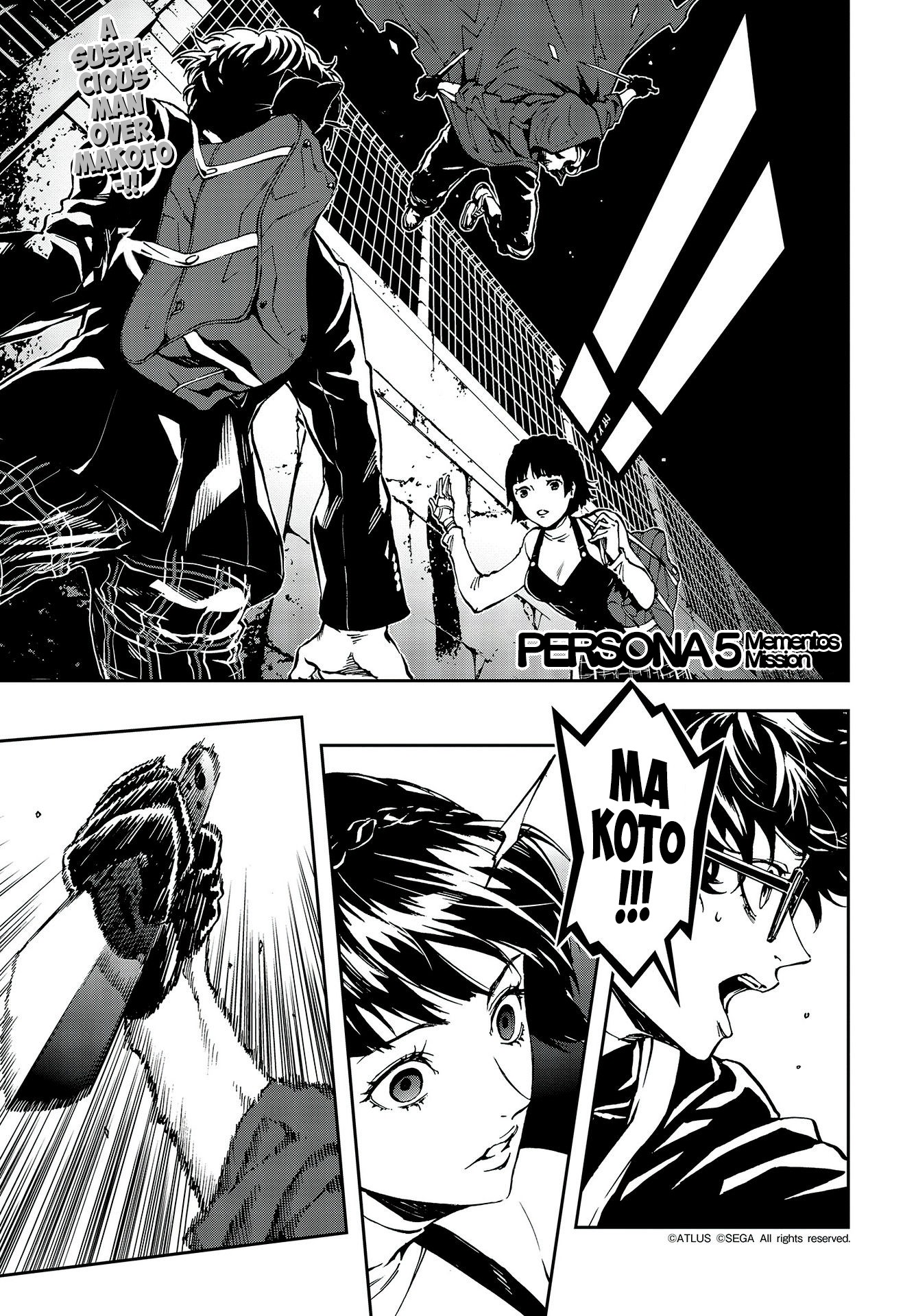Persona 5: Mementos Mission Chapter 10 page 1 - Chapter 10: Attack