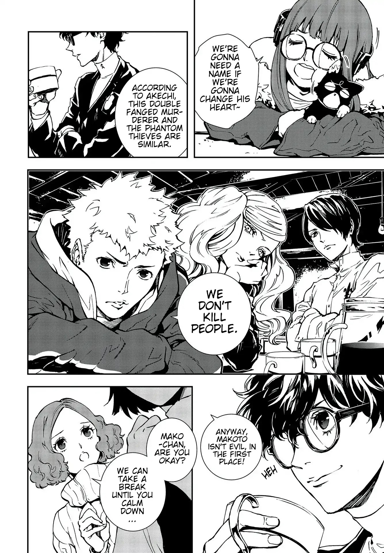 Persona 5: Mementos Mission Chapter 11 page 10 - Chapter 11: In the Black of Night