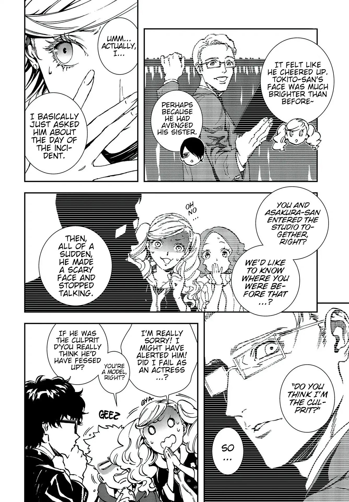 Persona 5: Mementos Mission Chapter 11 page 12 - Chapter 11: In the Black of Night