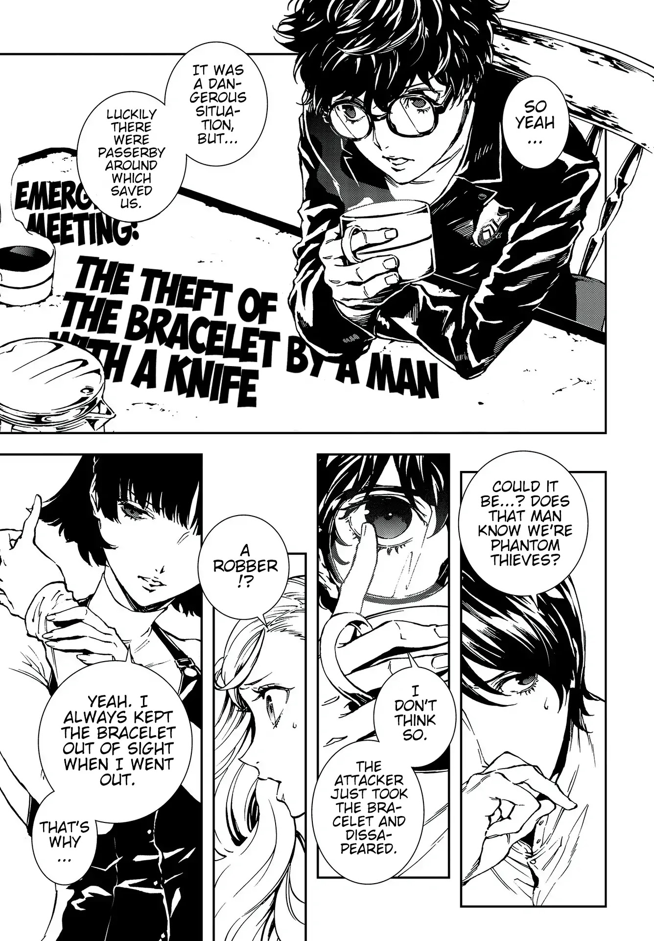 Persona 5: Mementos Mission Chapter 11 page 3 - Chapter 11: In the Black of Night