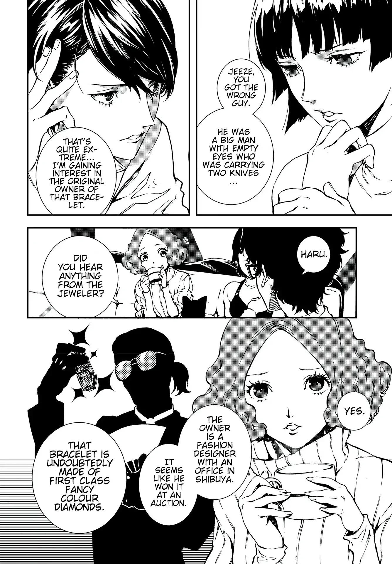 Persona 5: Mementos Mission Chapter 11 page 6 - Chapter 11: In the Black of Night