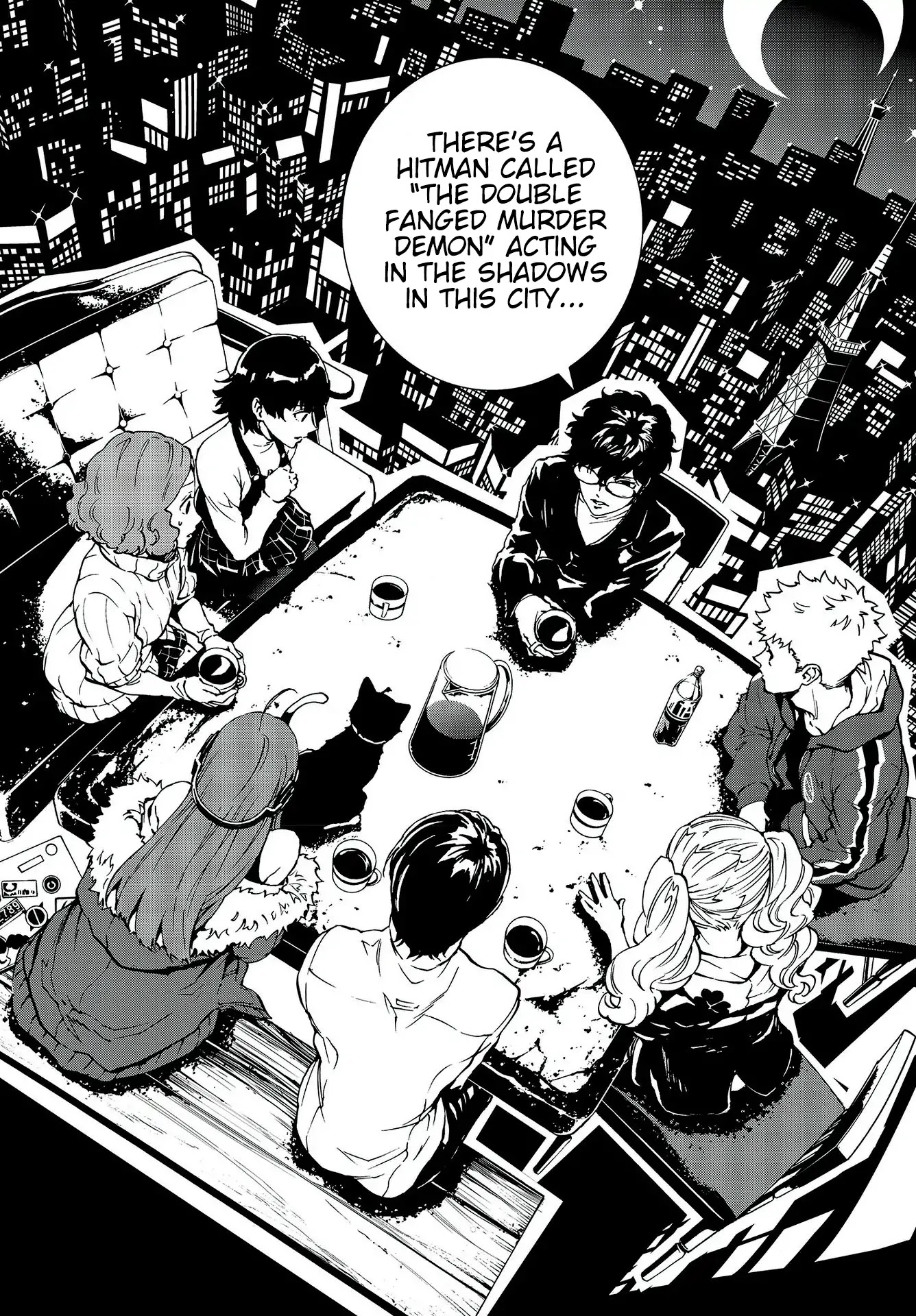 Persona 5: Mementos Mission Chapter 11 page 8 - Chapter 11: In the Black of Night
