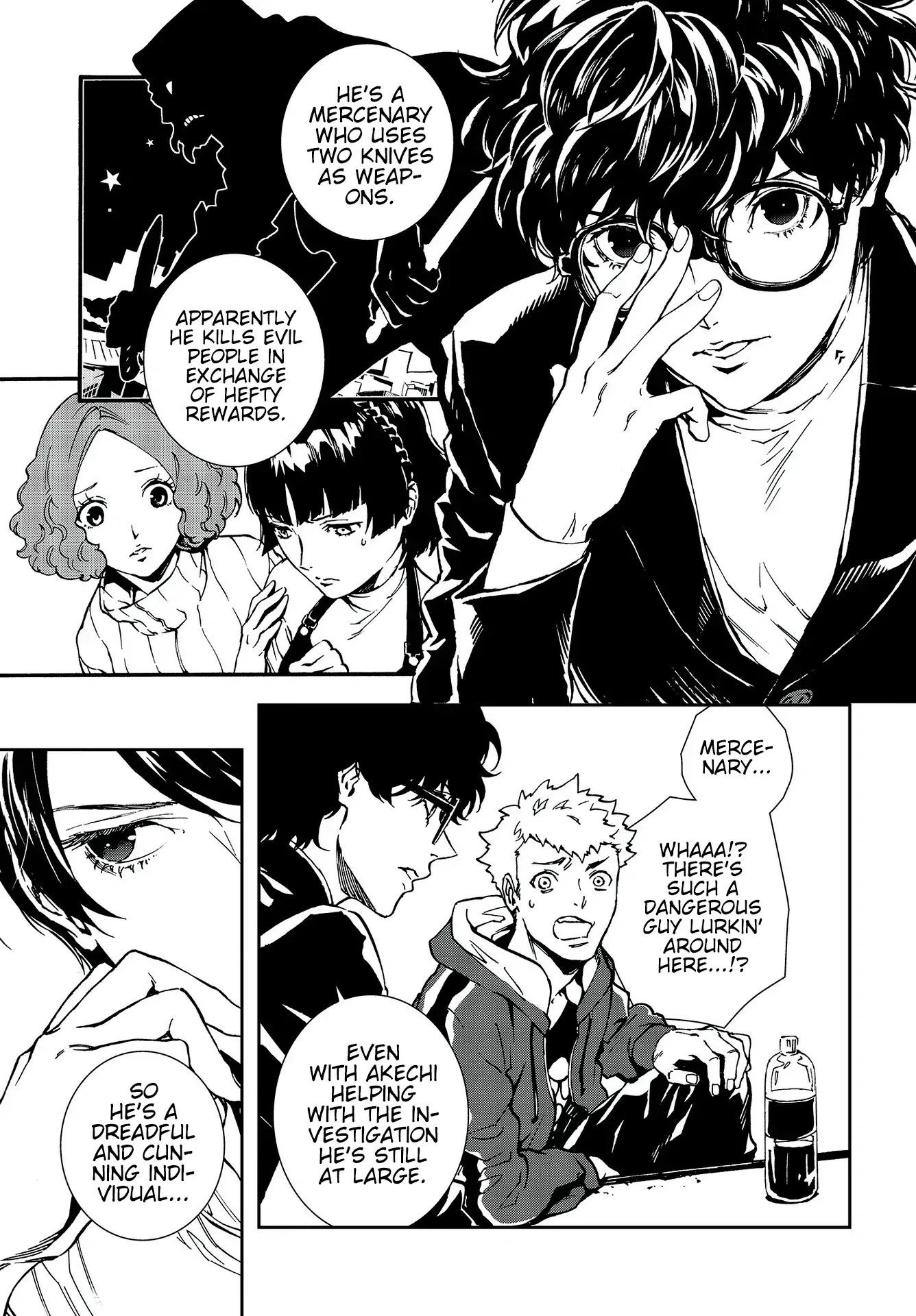 Persona 5: Mementos Mission Chapter 11 page 9 - Chapter 11: In the Black of Night