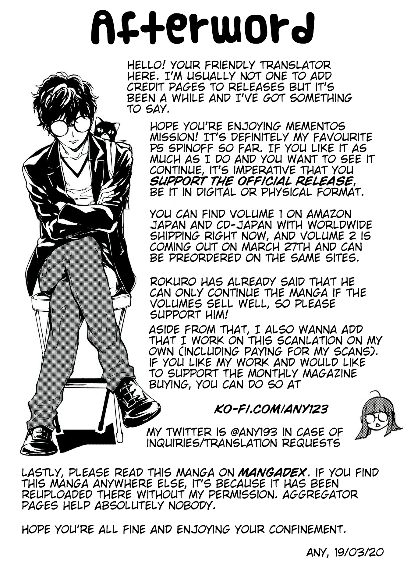 Persona 5: Mementos Mission Chapter 15 page 23 - Chapter 15: Secret Confession