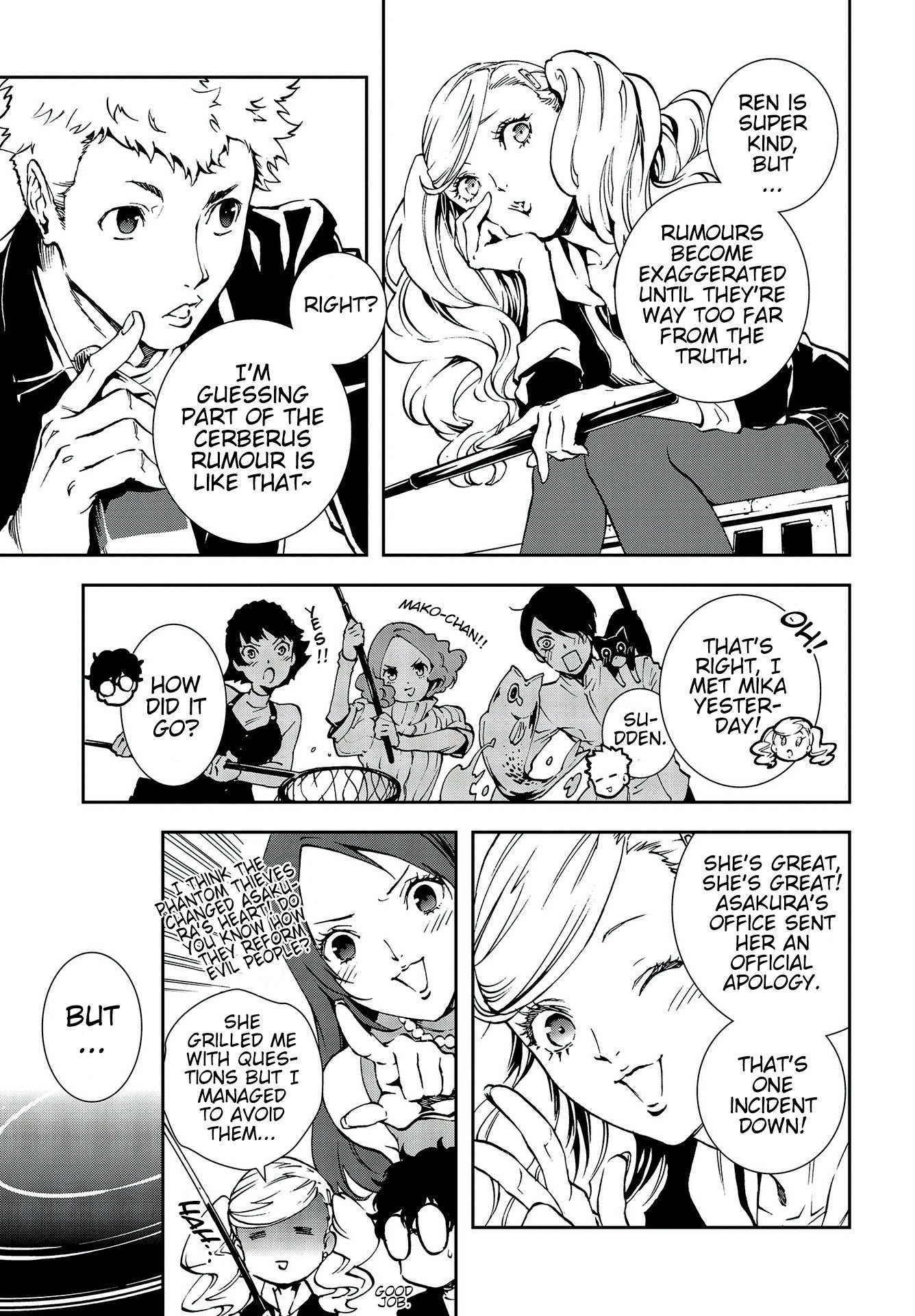 Persona 5: Mementos Mission Chapter 15 page 9 - Chapter 15: Secret Confession