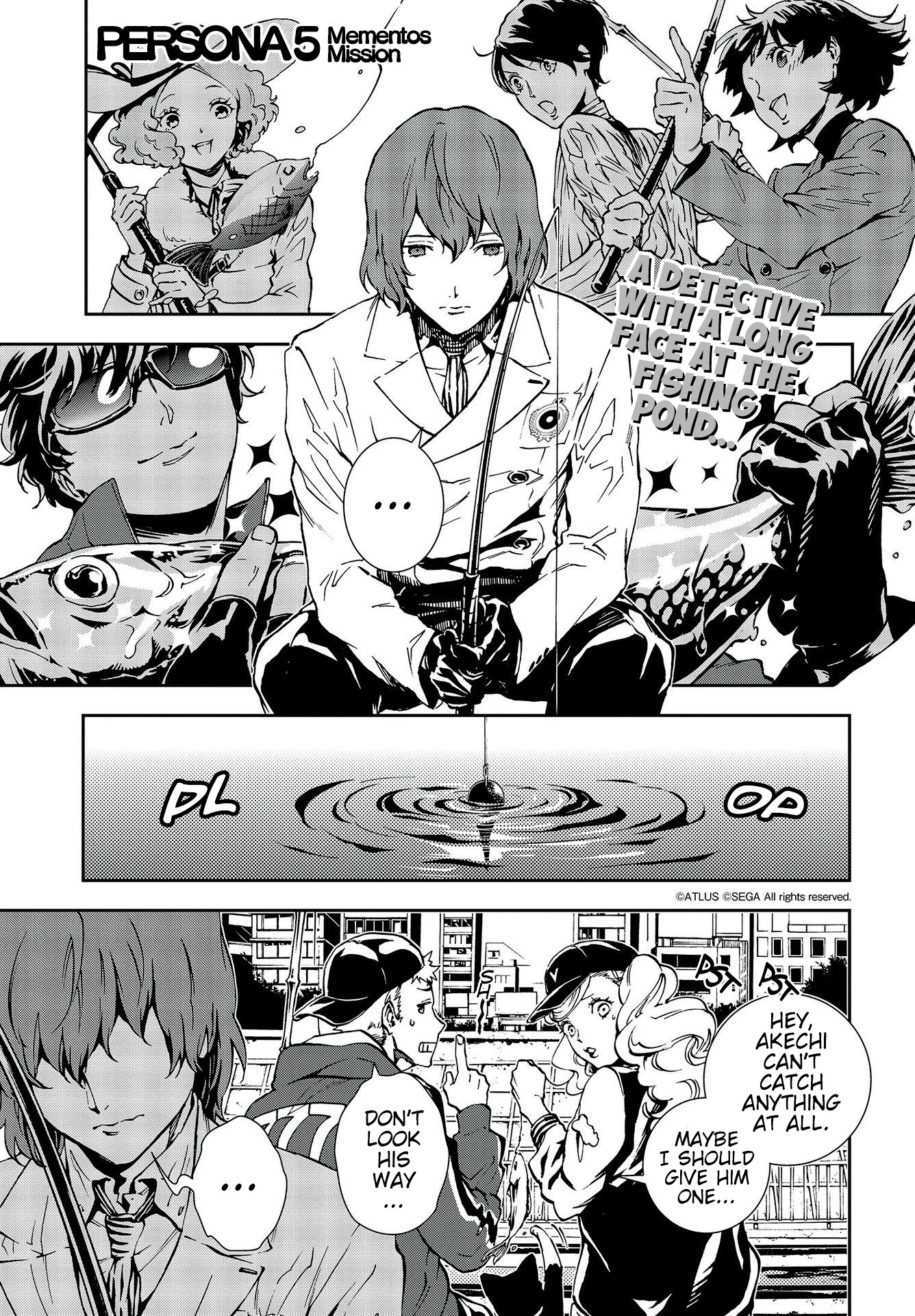 Persona 5: Mementos Mission Chapter 17 page 1 - Chapter 17: Big Catch