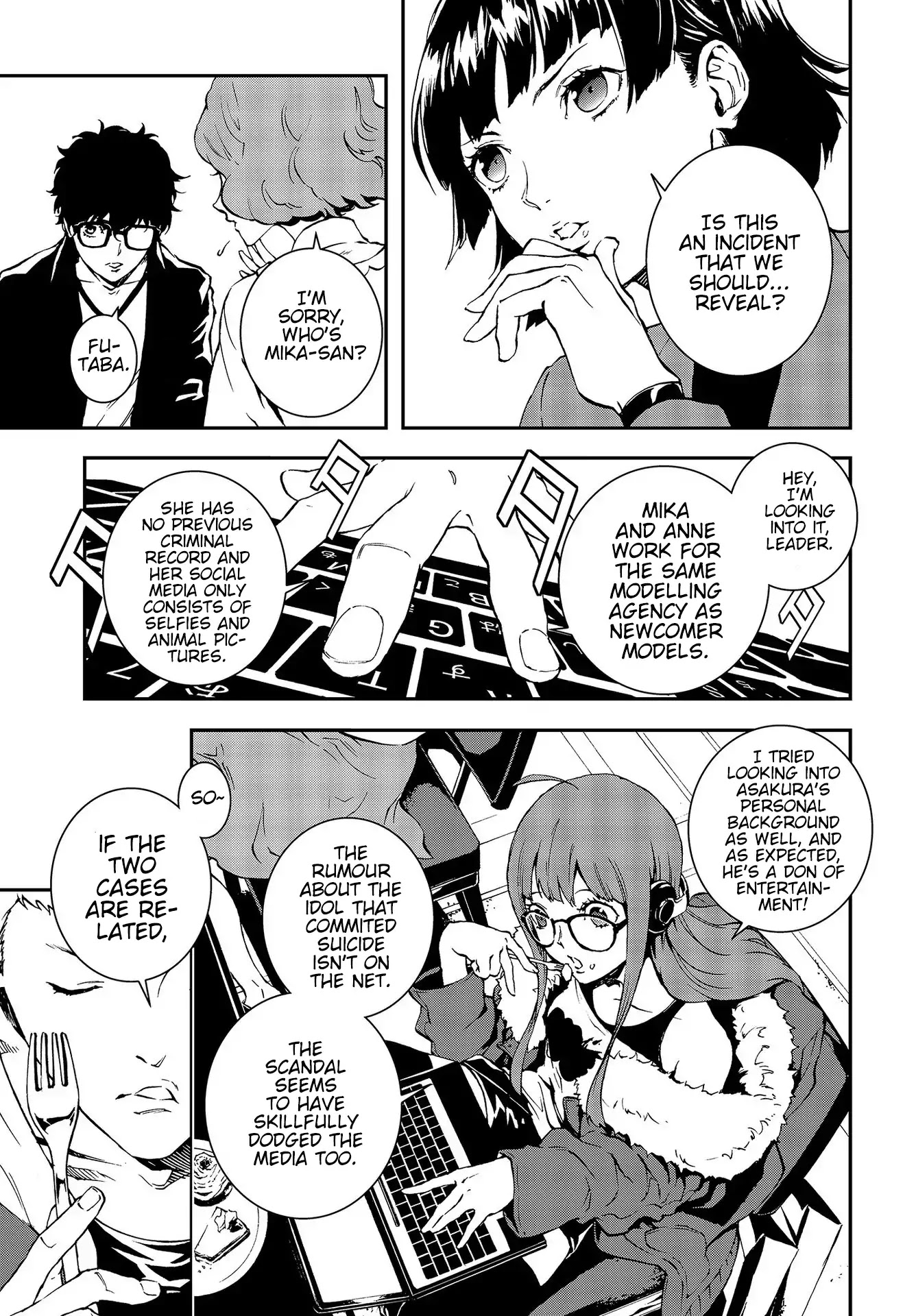 Persona 5: Mementos Mission Chapter 2 page 11 - Chapter 2: A Tasteless Story