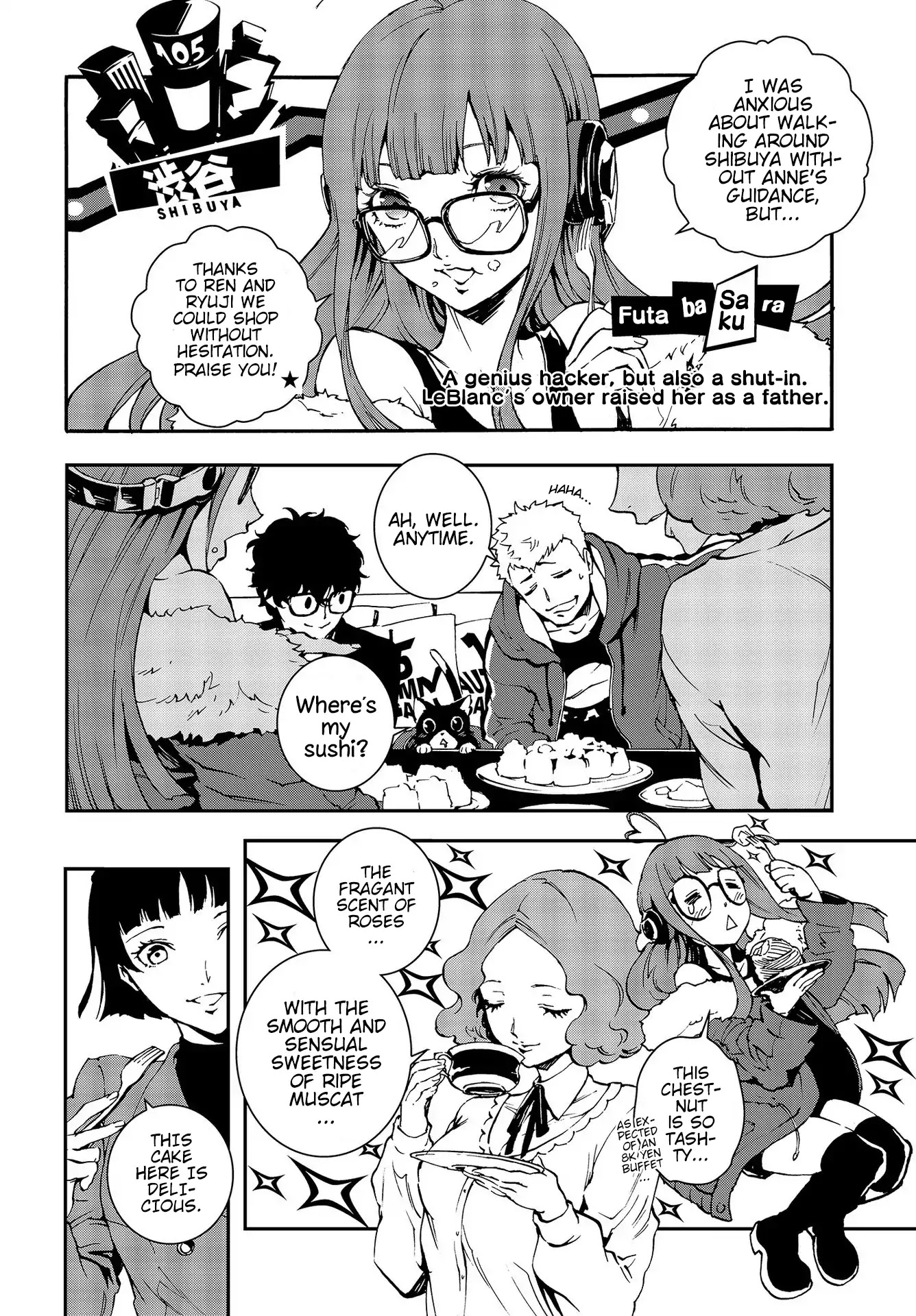 Persona 5: Mementos Mission Chapter 2 page 8 - Chapter 2: A Tasteless Story