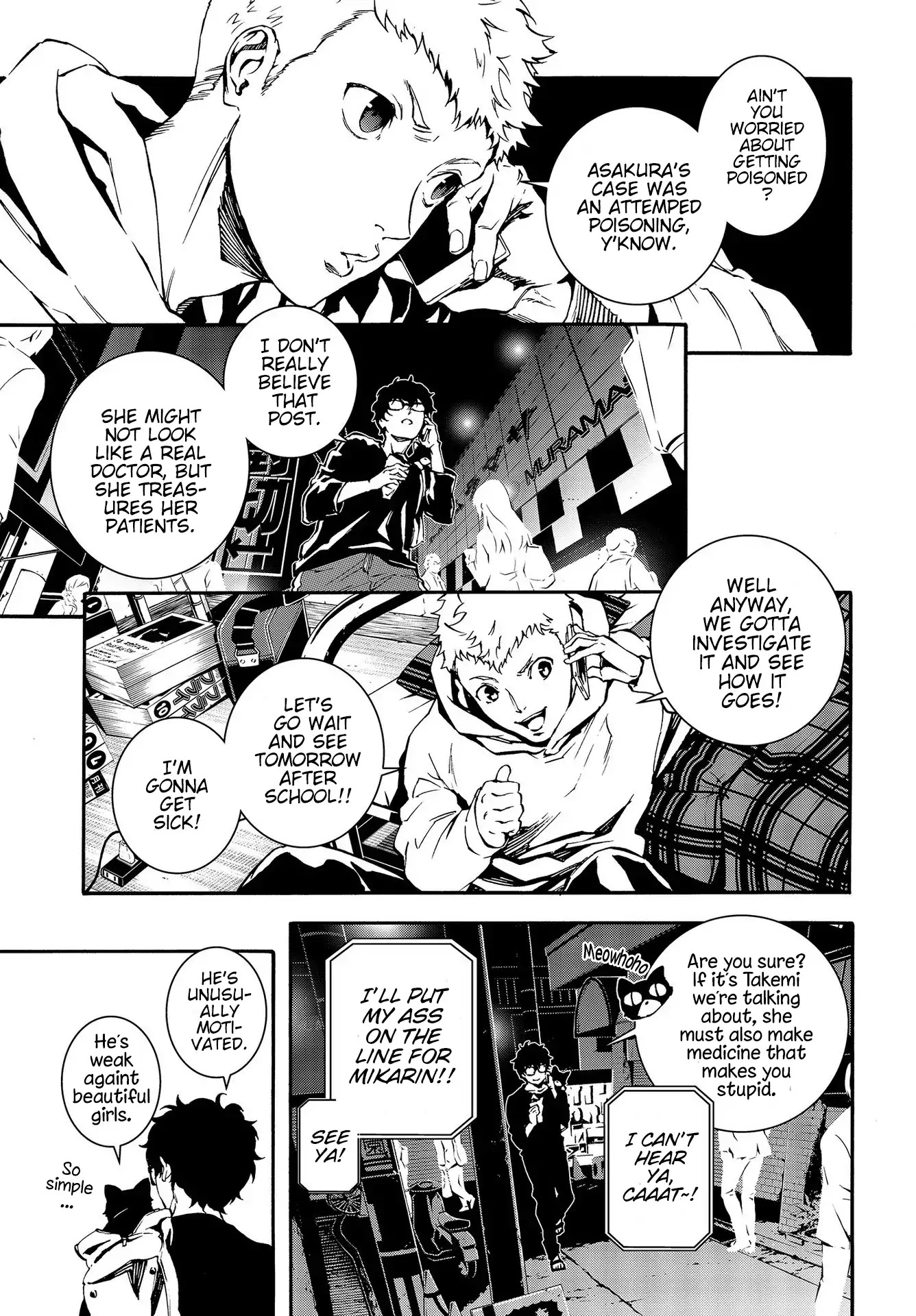 Persona 5: Mementos Mission Chapter 3 page 15 - Chapter 3: Black and White Theory