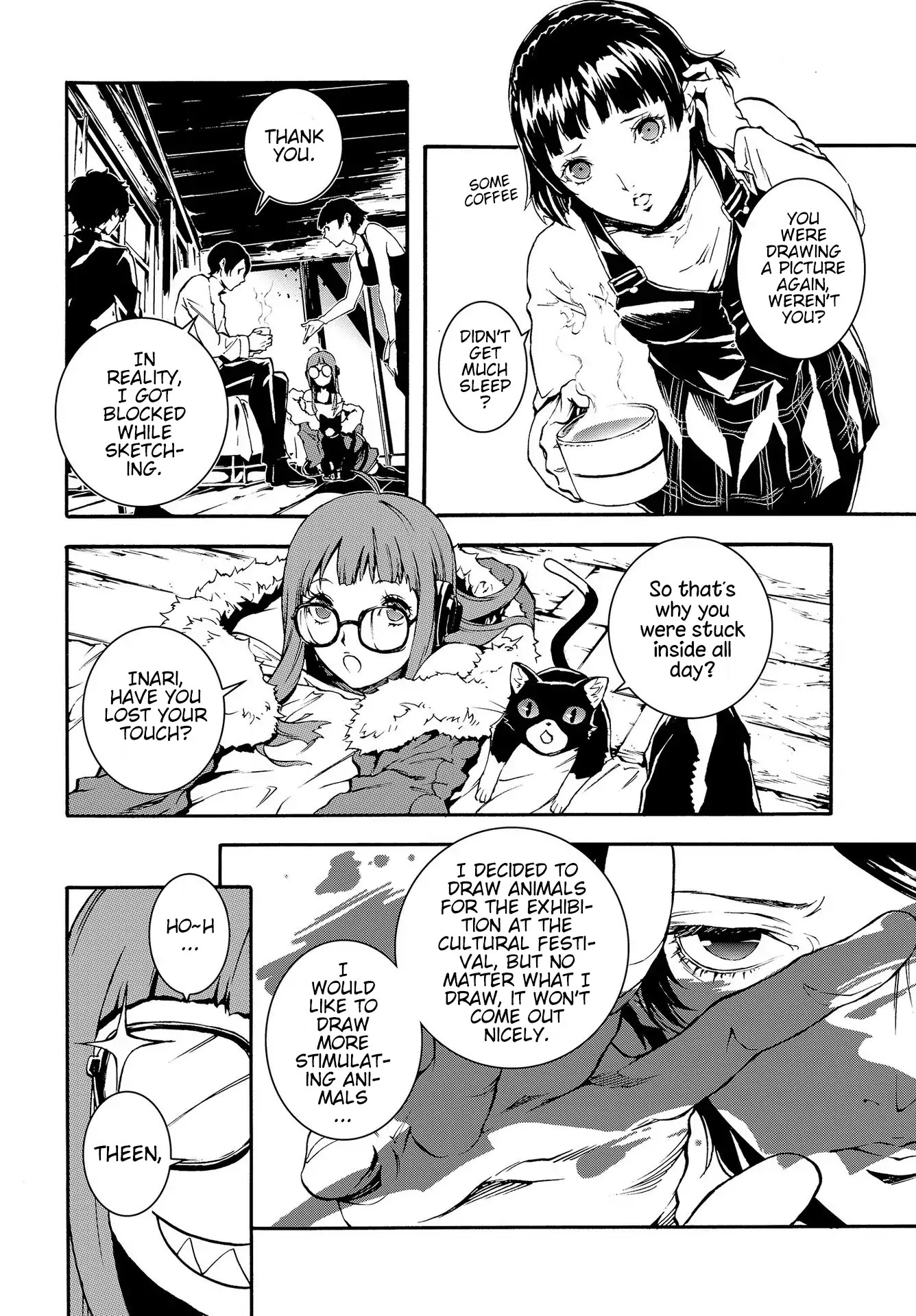 Persona 5: Mementos Mission Chapter 3 page 22 - Chapter 3: Black and White Theory