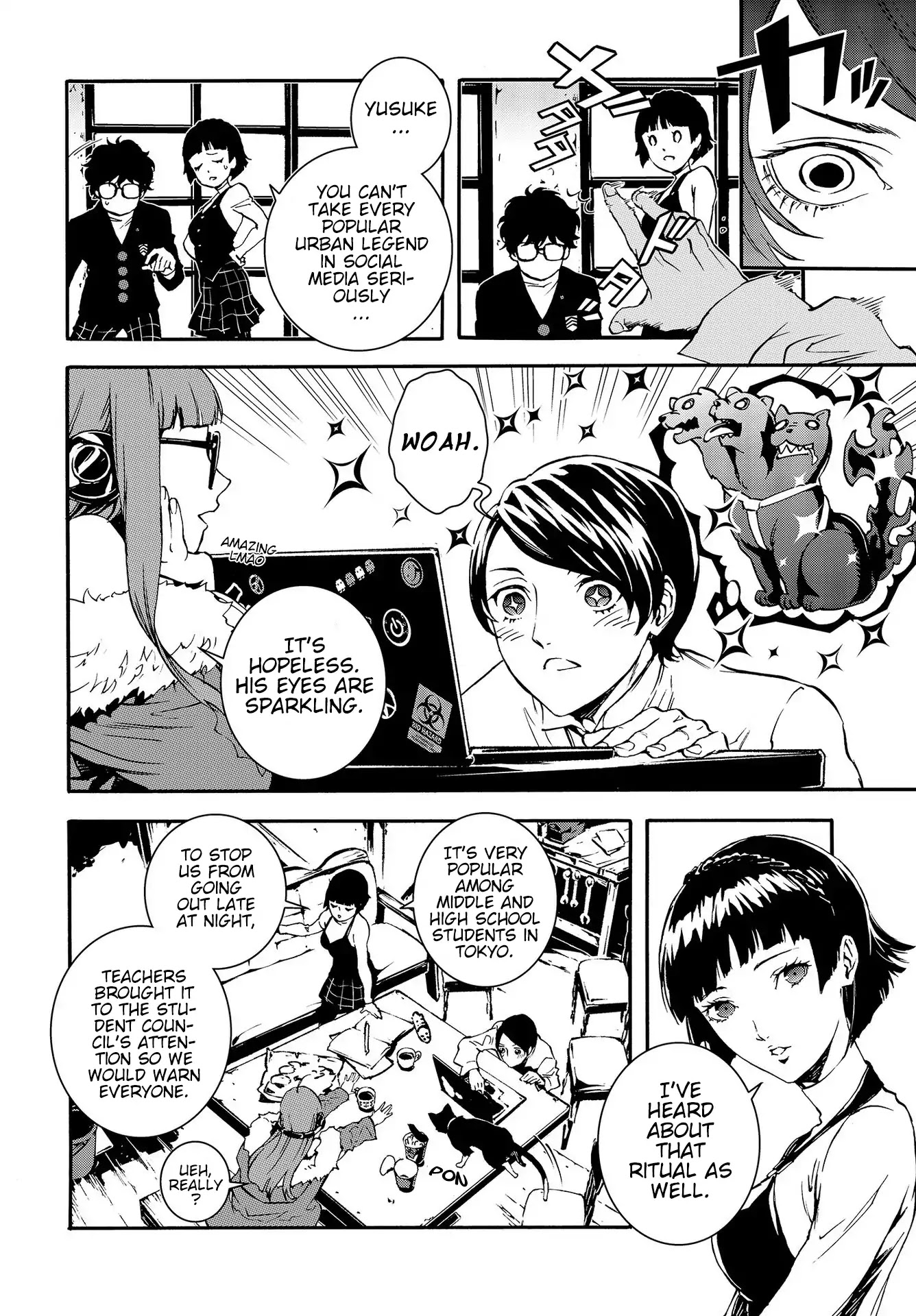 Persona 5: Mementos Mission Chapter 3 page 24 - Chapter 3: Black and White Theory