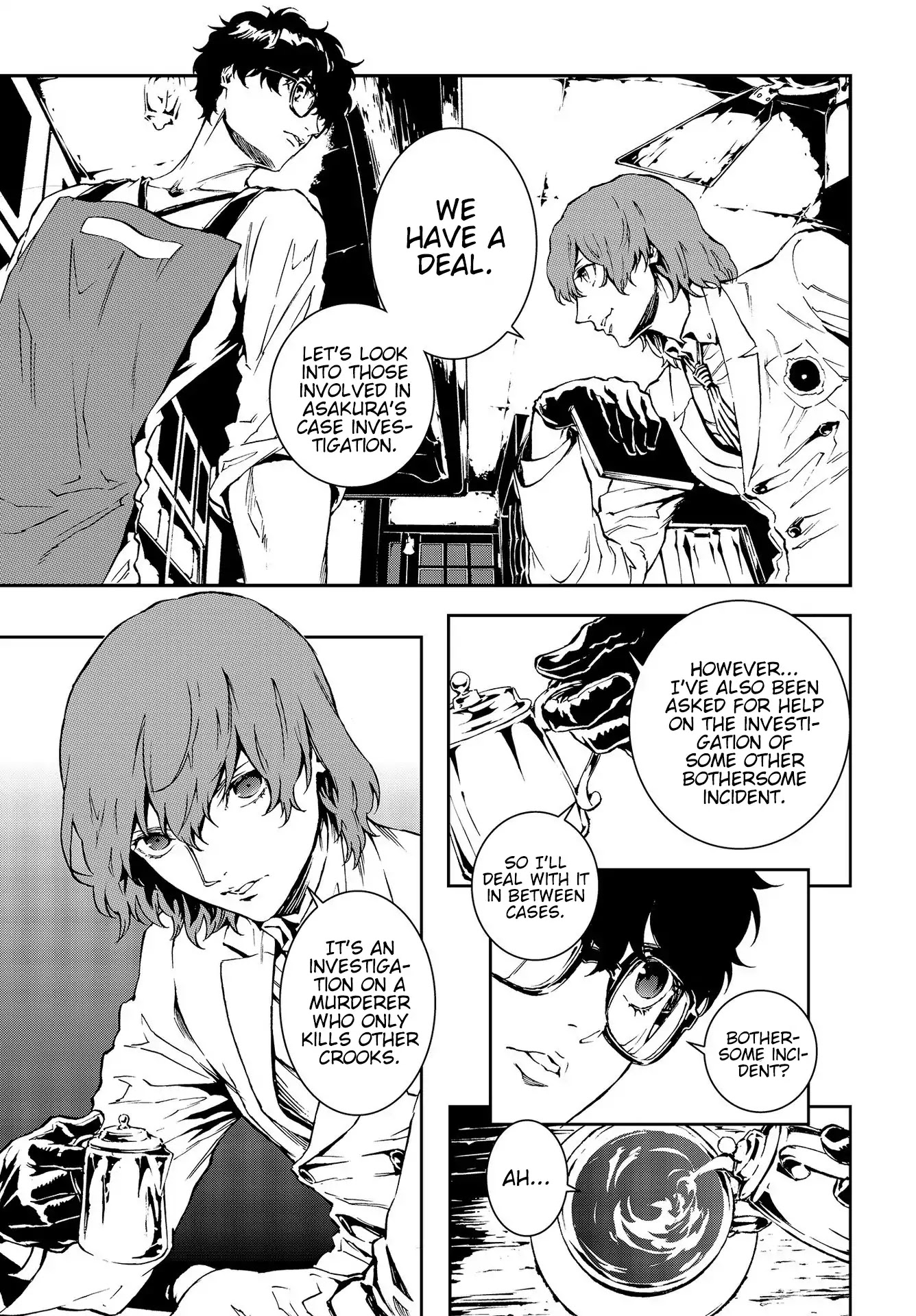Persona 5: Mementos Mission Chapter 3 page 7 - Chapter 3: Black and White Theory