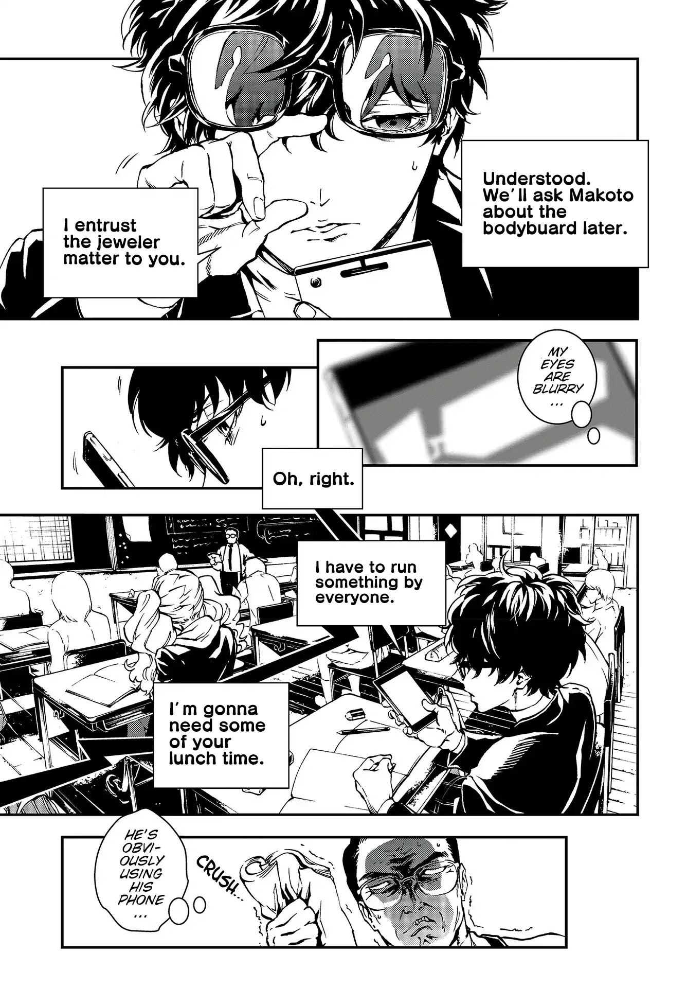 Persona 5: Mementos Mission Chapter 5 page 14 - Chapter 5: Sleepless Boy