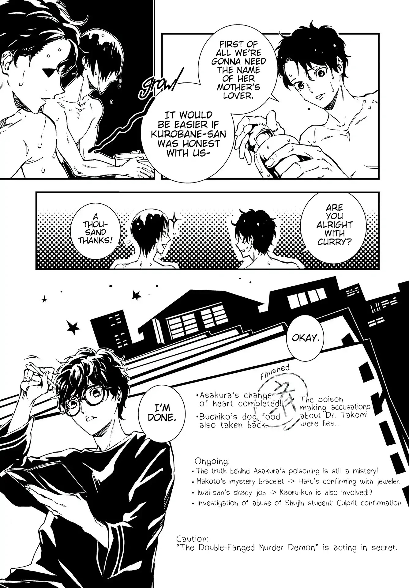 Persona 5: Mementos Mission Chapter 8 page 19 - Chapter 8: Father and Child