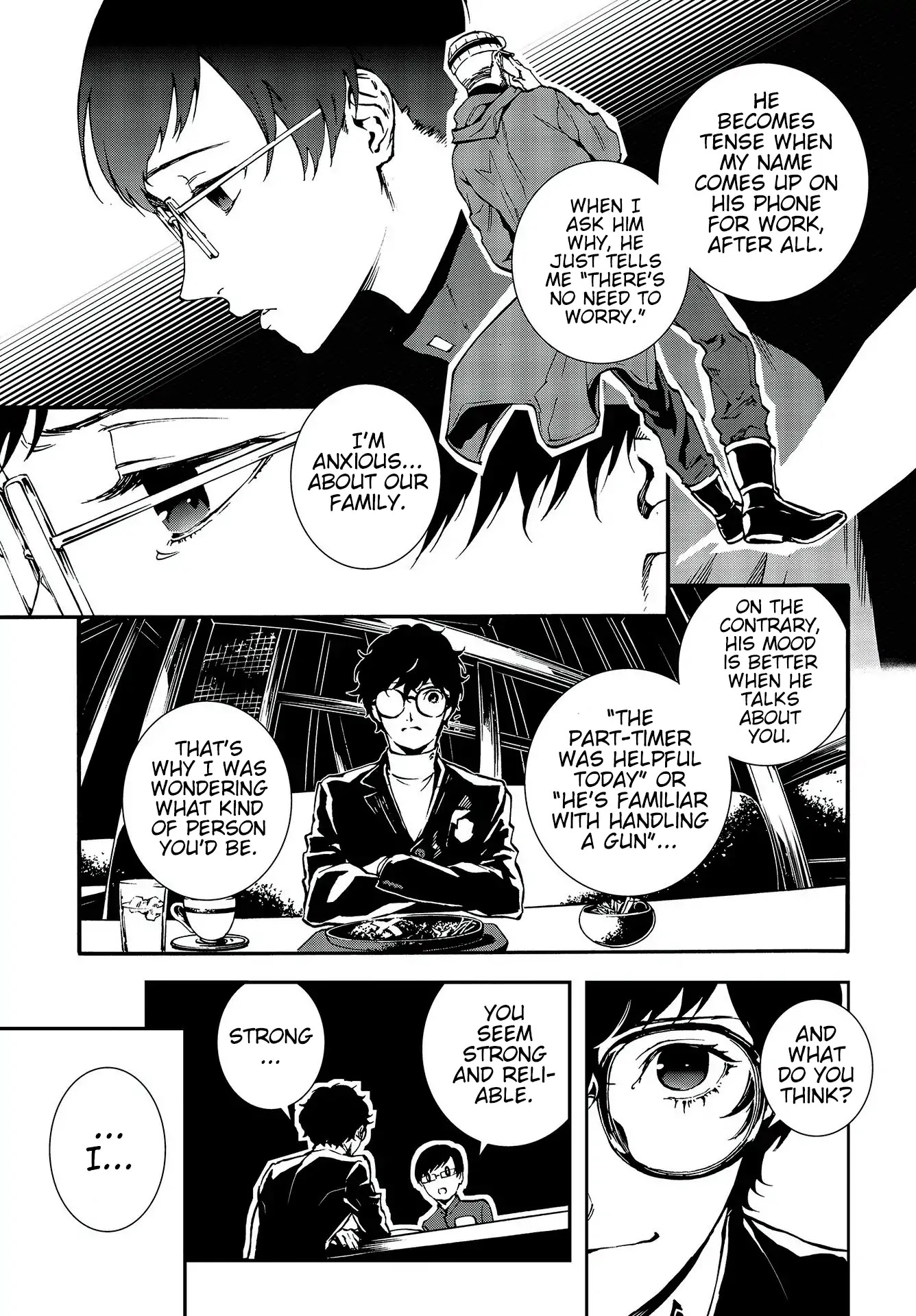 Persona 5: Mementos Mission Chapter 8 page 9 - Chapter 8: Father and Child