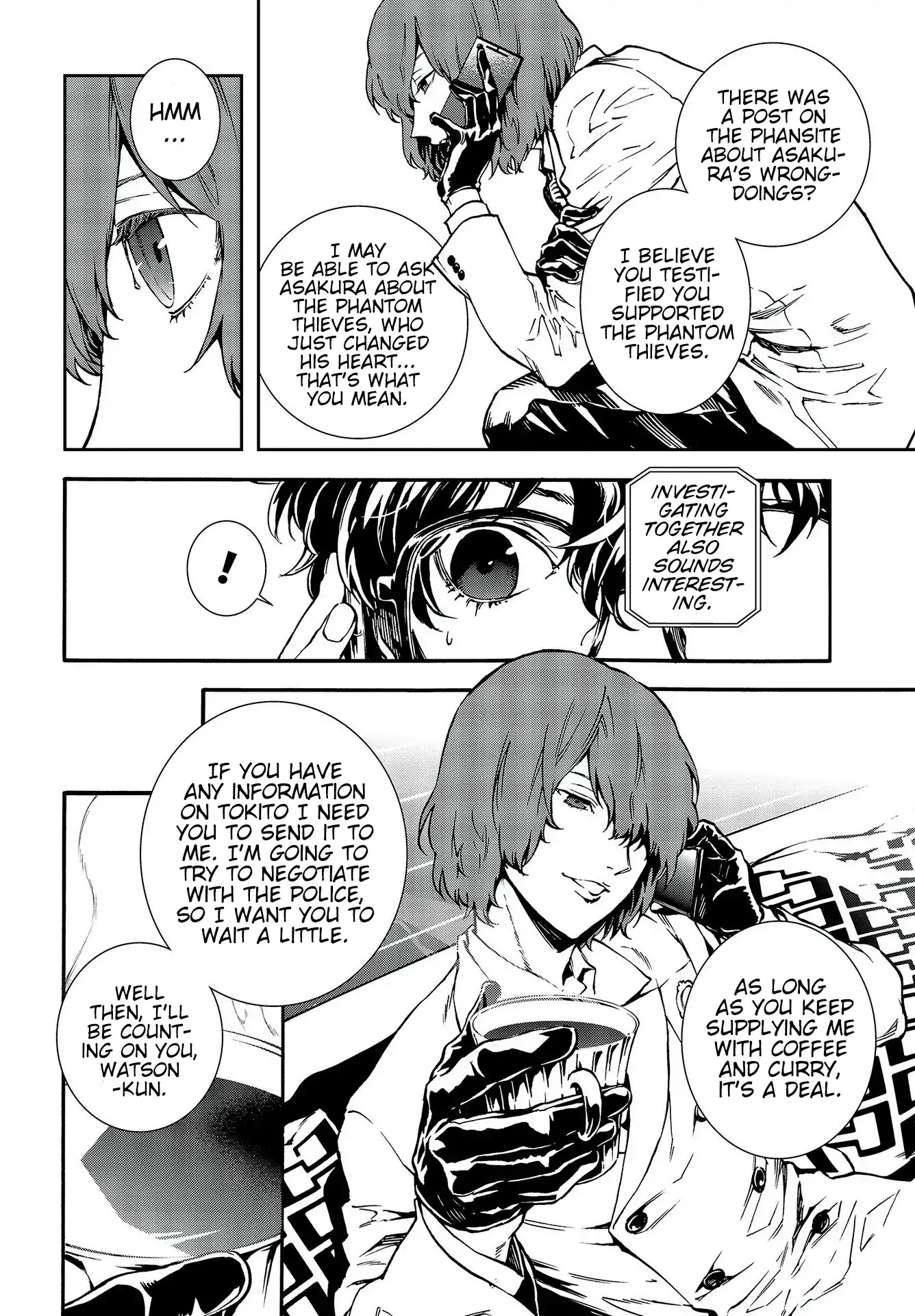 Persona 5: Mementos Mission Chapter 9 page 10 - Chapter 9: Out of the Blue