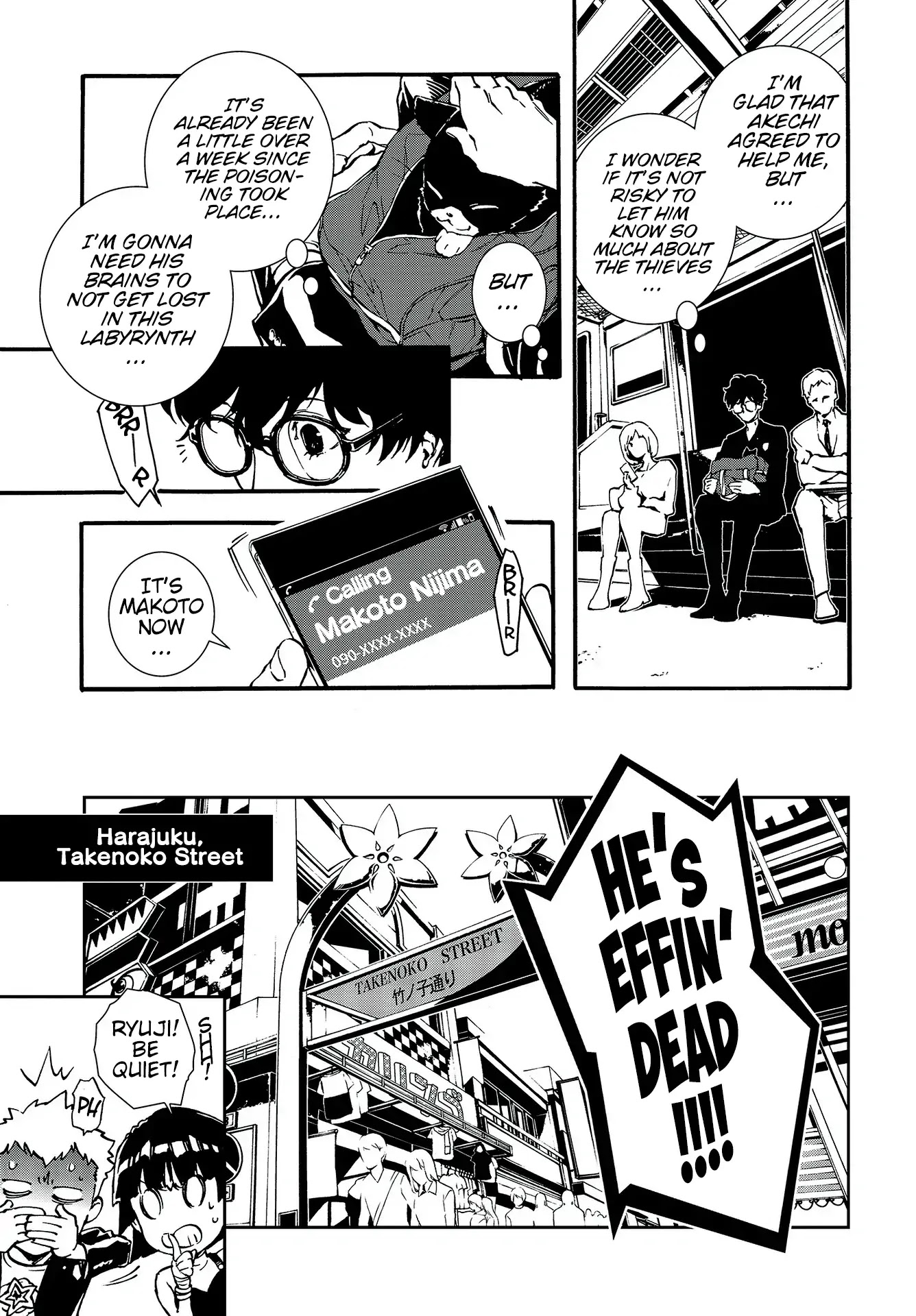 Persona 5: Mementos Mission Chapter 9 page 11 - Chapter 9: Out of the Blue