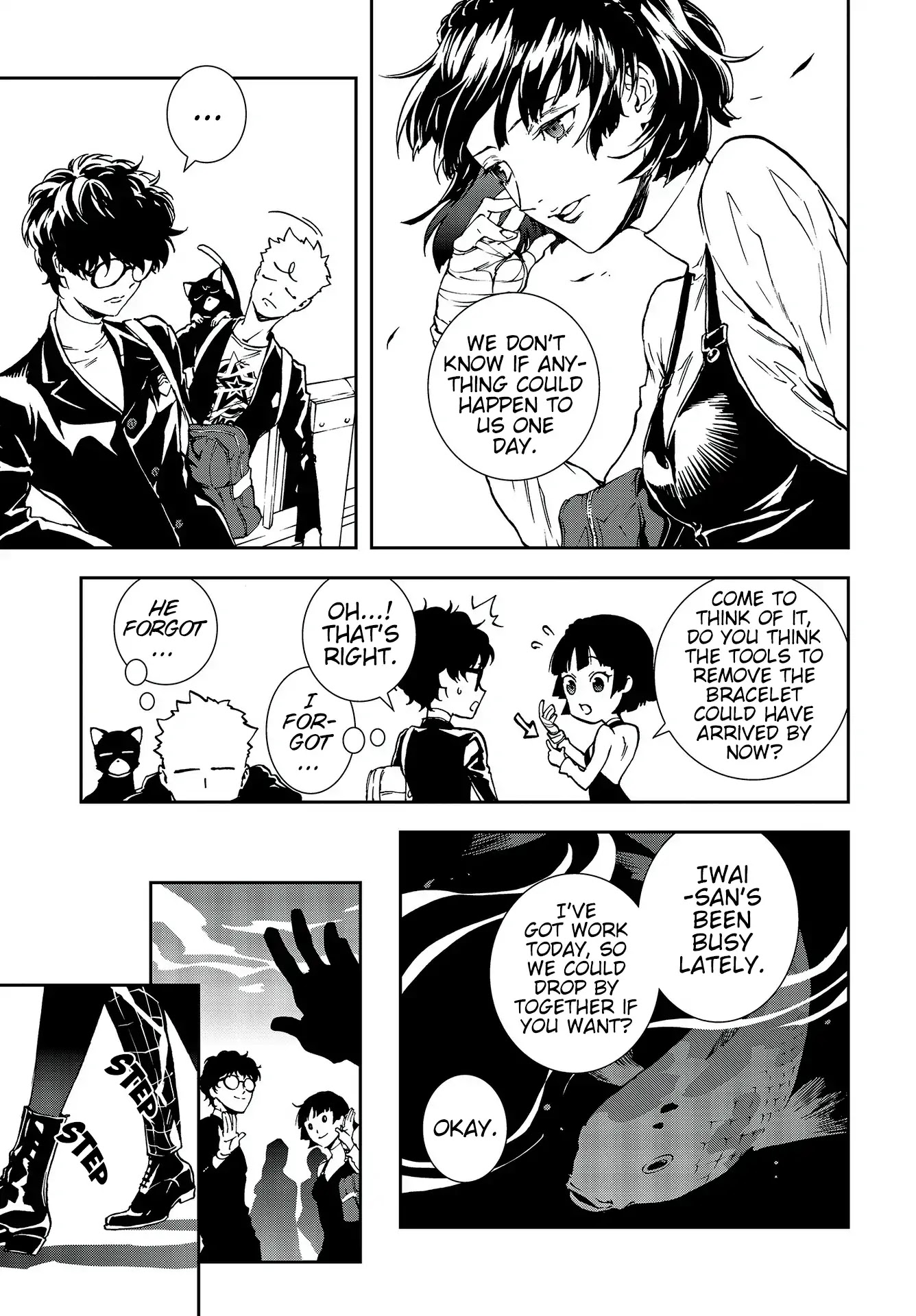 Persona 5: Mementos Mission Chapter 9 page 17 - Chapter 9: Out of the Blue