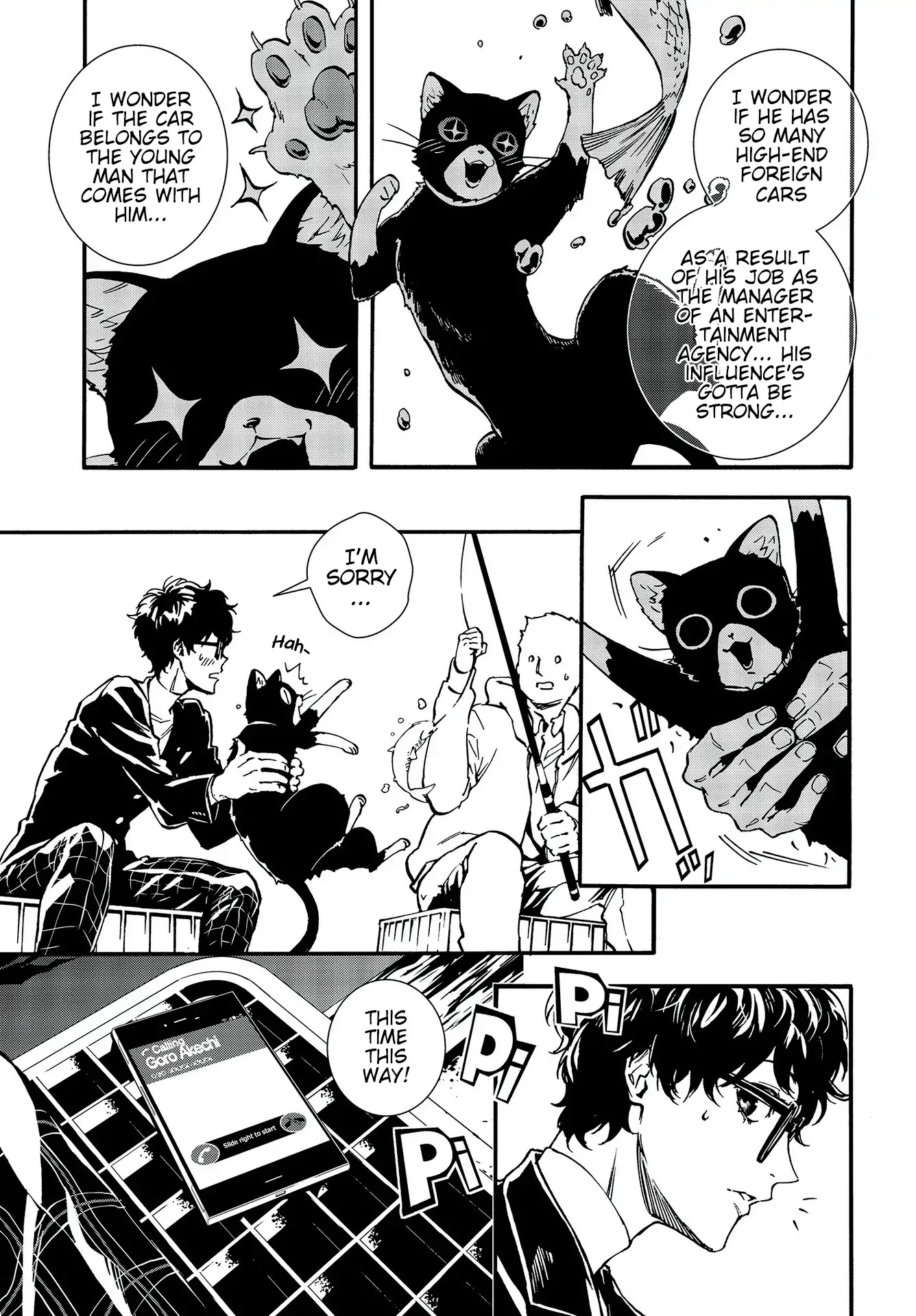 Persona 5: Mementos Mission Chapter 9 page 5 - Chapter 9: Out of the Blue