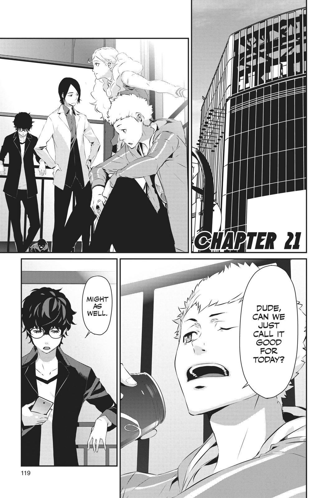 Persona 5 Chapter 21 page 1 - Chapter 21