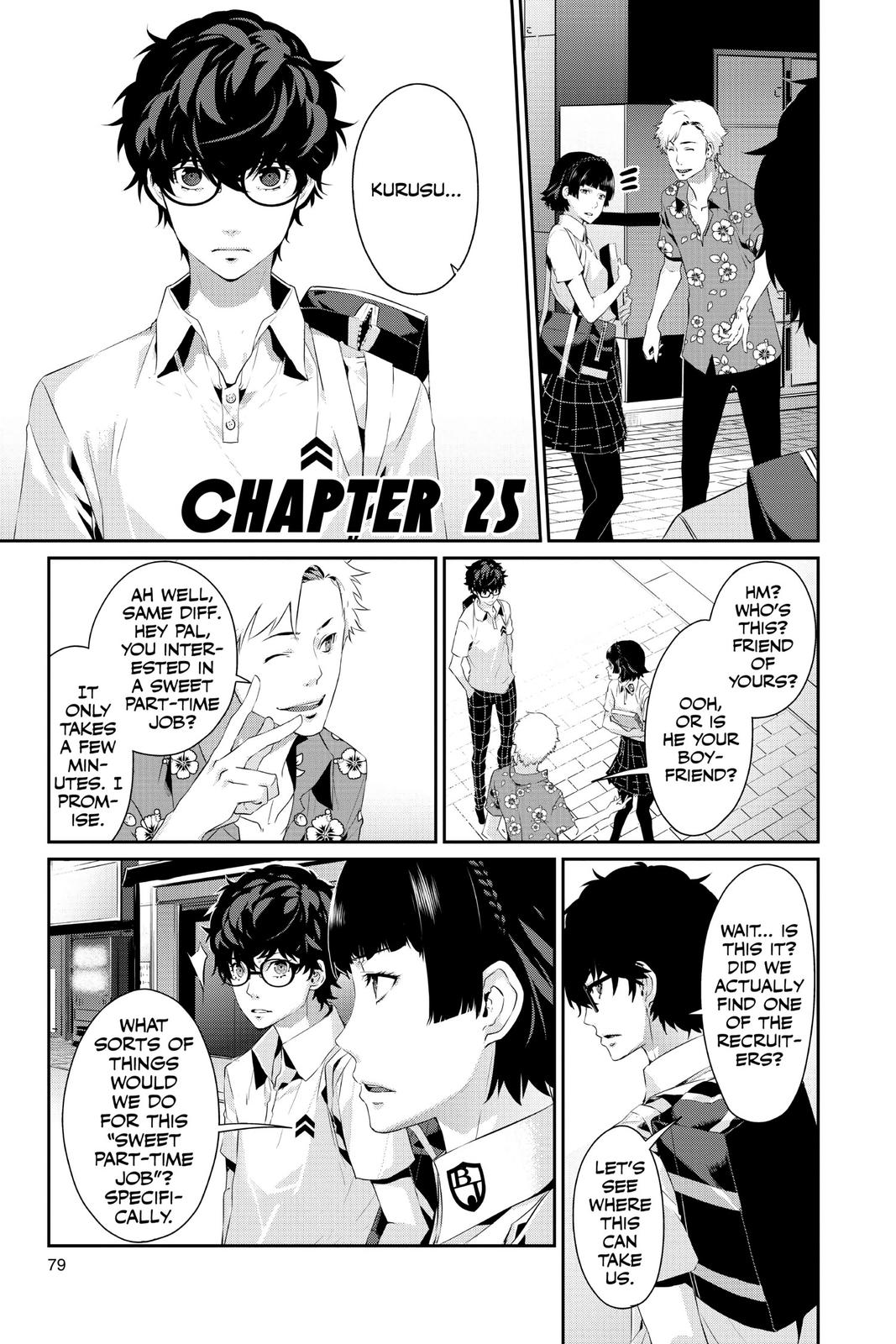 Persona 5 Chapter 25 page 1 - Chapter 25