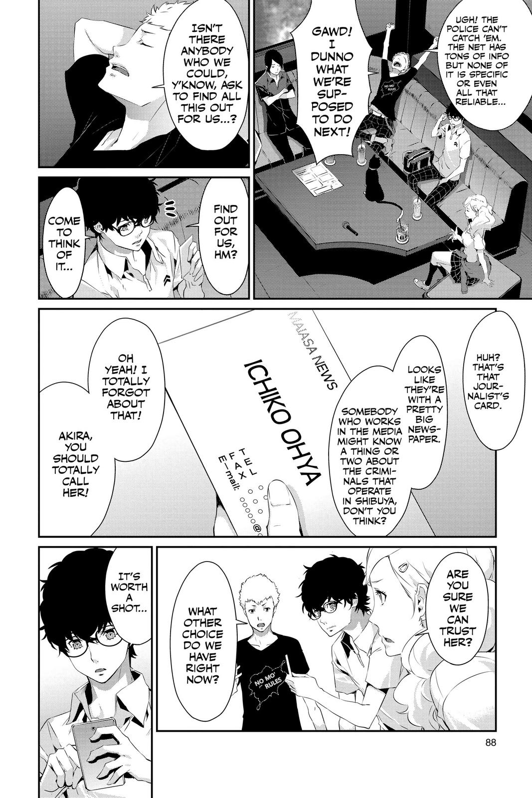Persona 5 Chapter 25 page 10 - Chapter 25