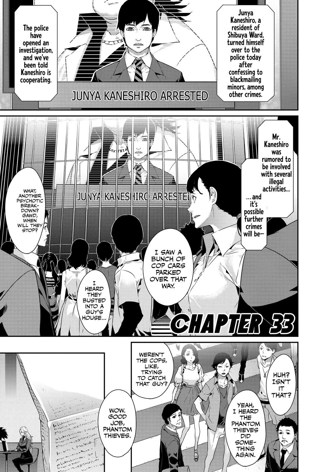 Persona 5 Chapter 33 page 1 - Chapter 33