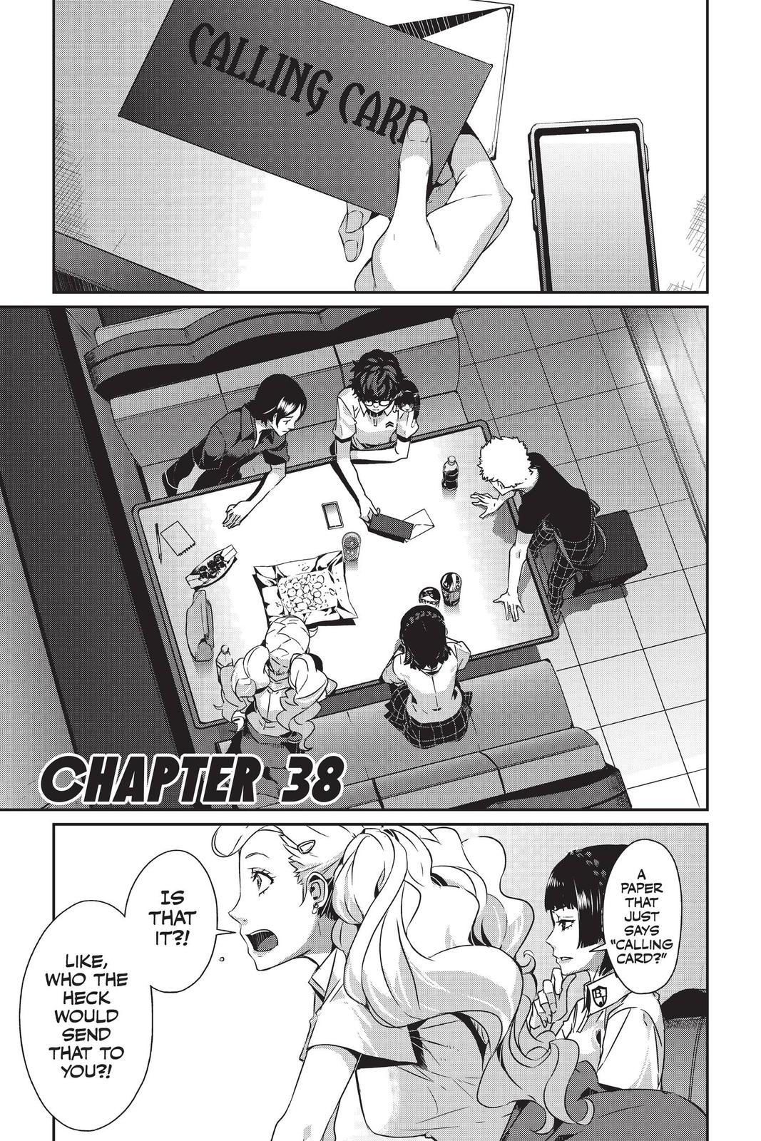 Persona 5 Chapter 38 page 1 - Chapter 38