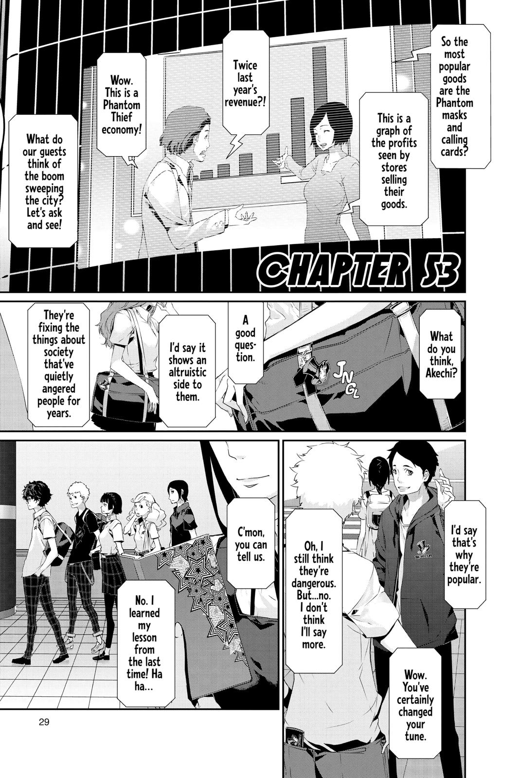 Persona 5 Chapter 53 page 1 - Chapter 53