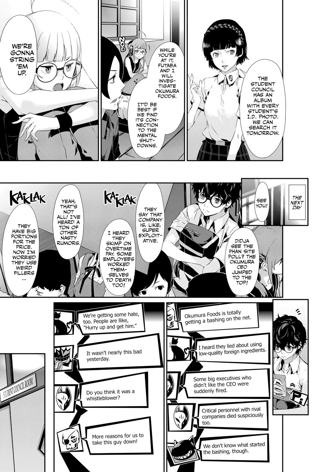 Persona 5 Chapter 54 page 10 - Chapter 54