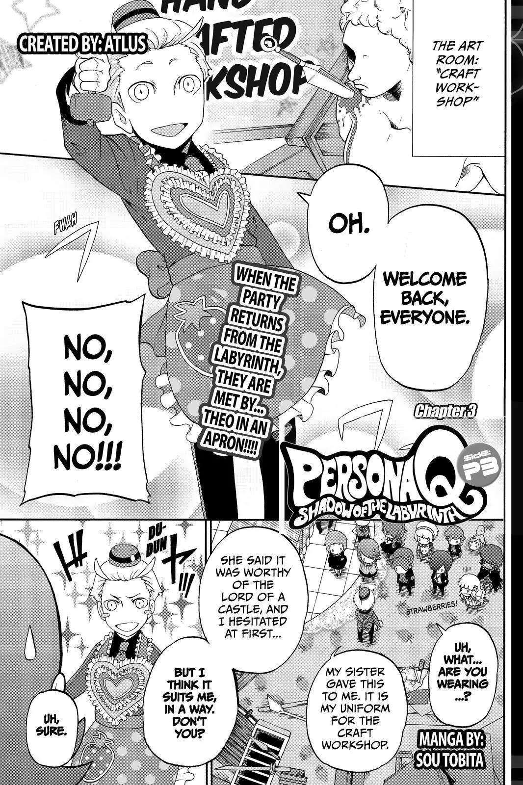 Persona Q - Shadow of the Labyrinth - Side: P3 Chapter 3 page 2 - Chapter 3
