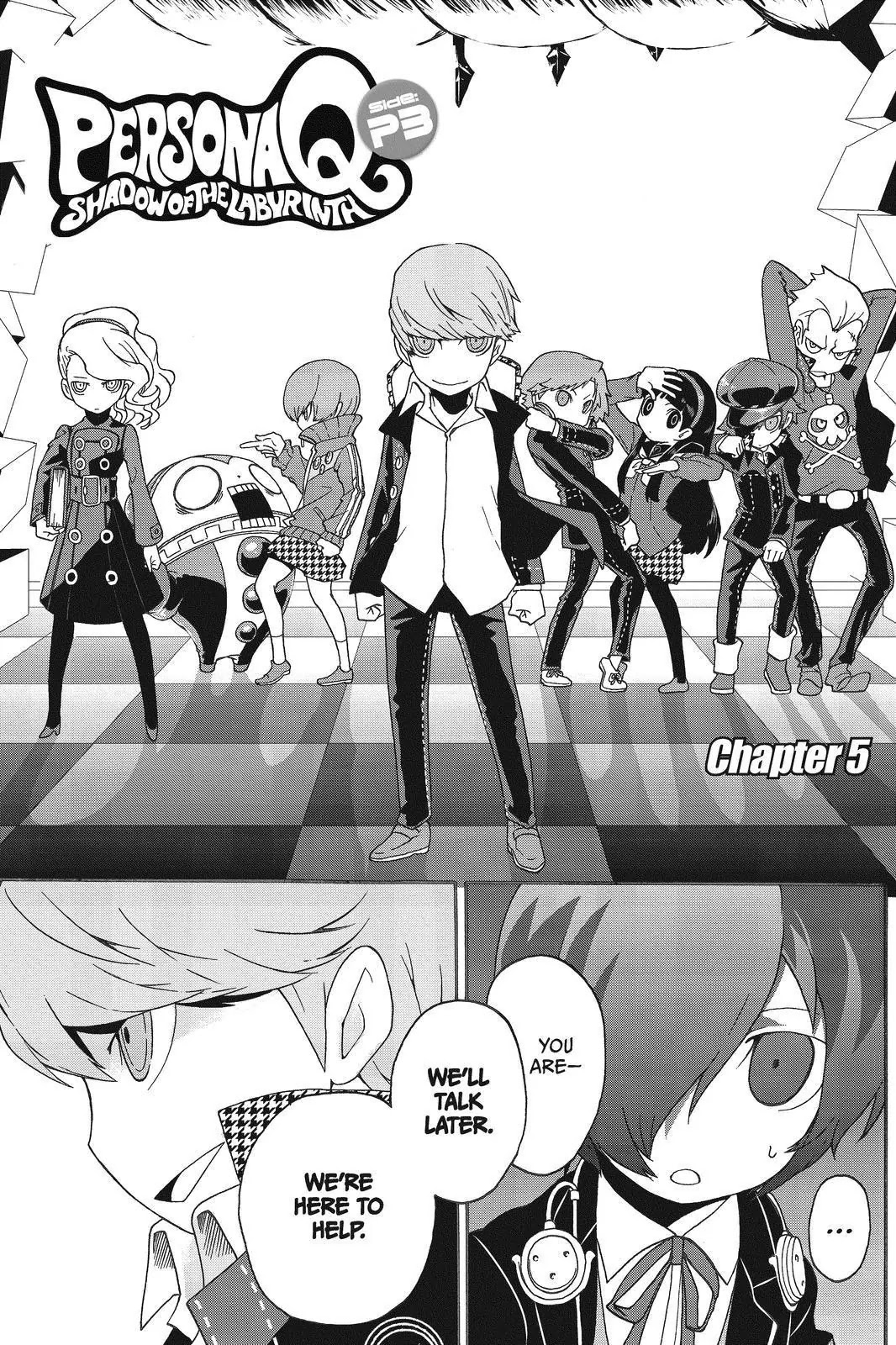 Persona Q - Shadow of the Labyrinth - Side: P3 Chapter 5 page 1 - Chapter 5