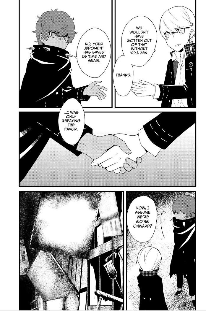Persona Q - Shadow of the Labyrinth - Side: P4 Chapter 16 page 21 - Chapter 16 : Holding the Fort