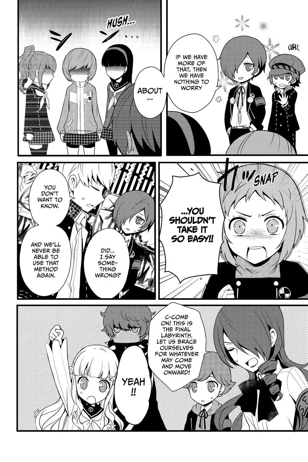 Persona Q - Shadow of the Labyrinth - Side: P4 Chapter 19 page 12 - Chapter 19: Labyrinth 19: Hazardous Material