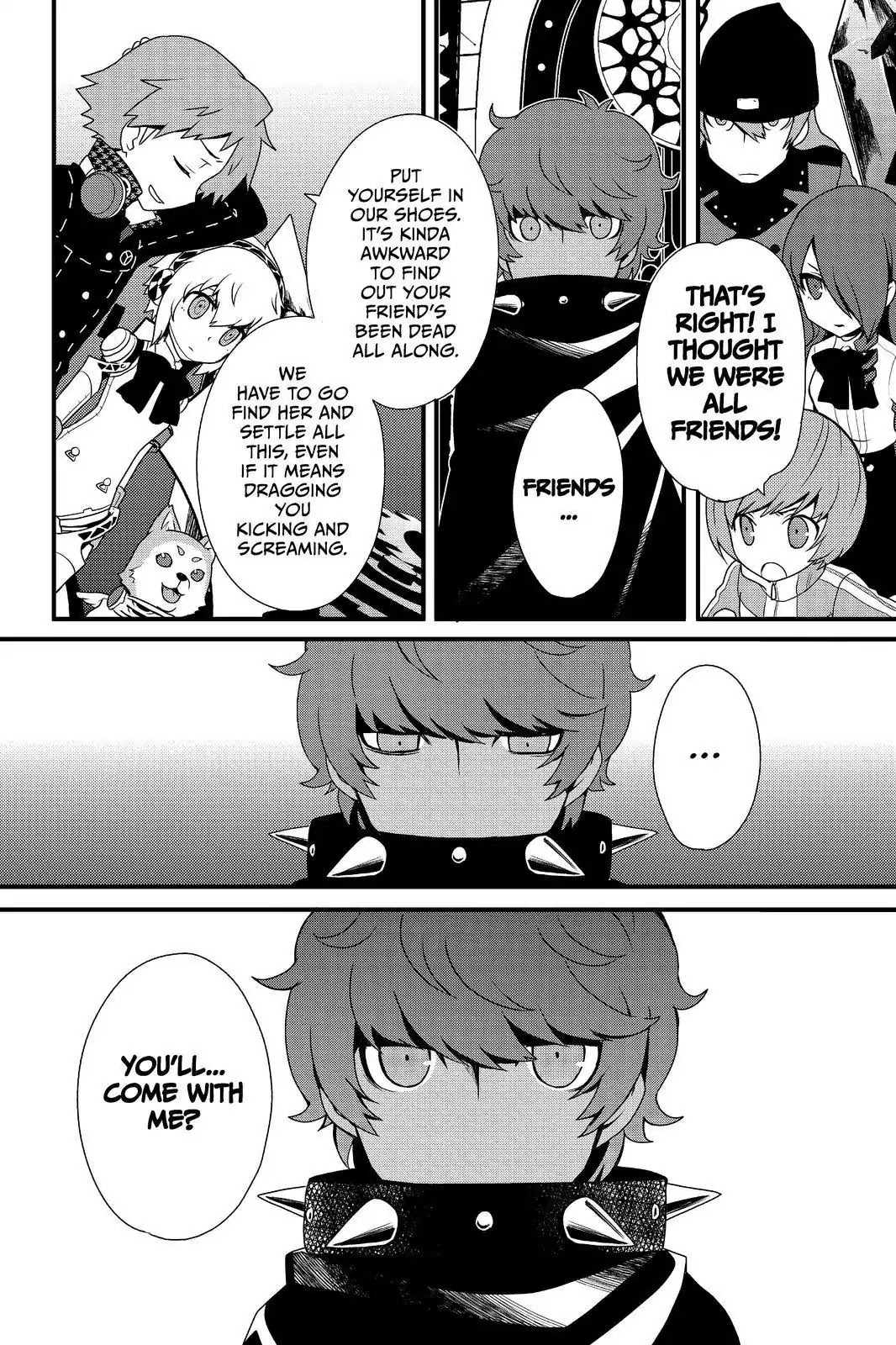 Persona Q - Shadow of the Labyrinth - Side: P4 Chapter 21 page 28 - Chapter 21: Labyrinth 21: The Price of Suspension