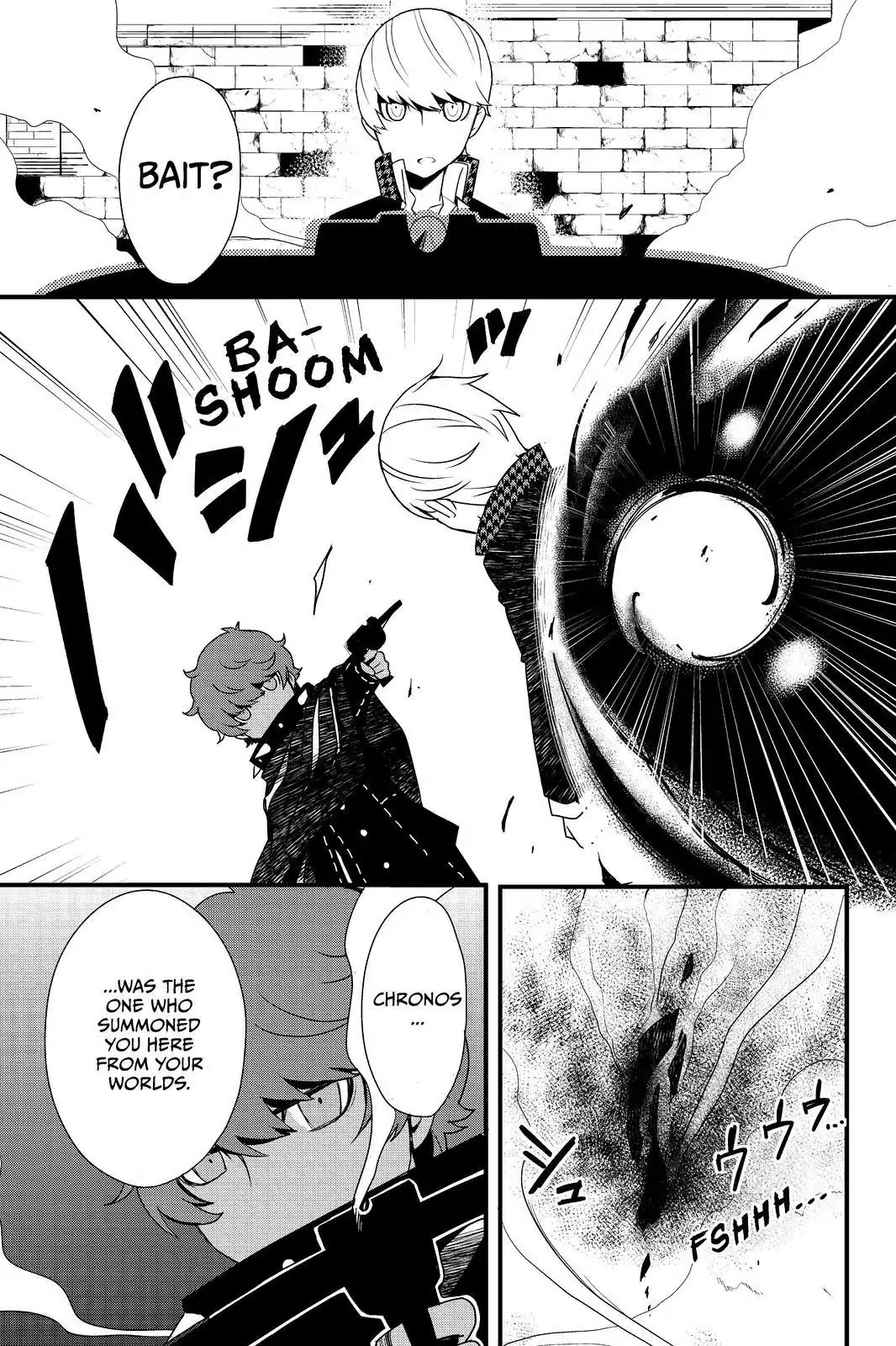 Persona Q - Shadow of the Labyrinth - Side: P4 Chapter 22 page 15 - Chapter 22: Labyrinth 22: The God of the Clock Device