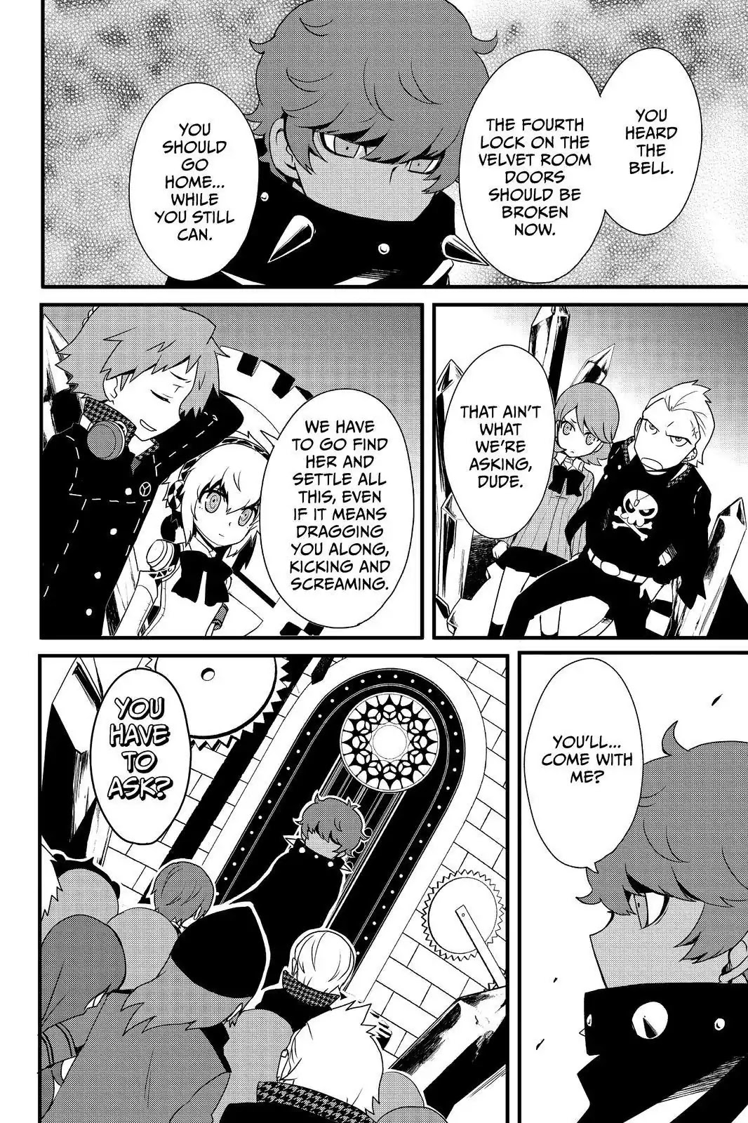 Persona Q - Shadow of the Labyrinth - Side: P4 Chapter 22 page 2 - Chapter 22: Labyrinth 22: The God of the Clock Device