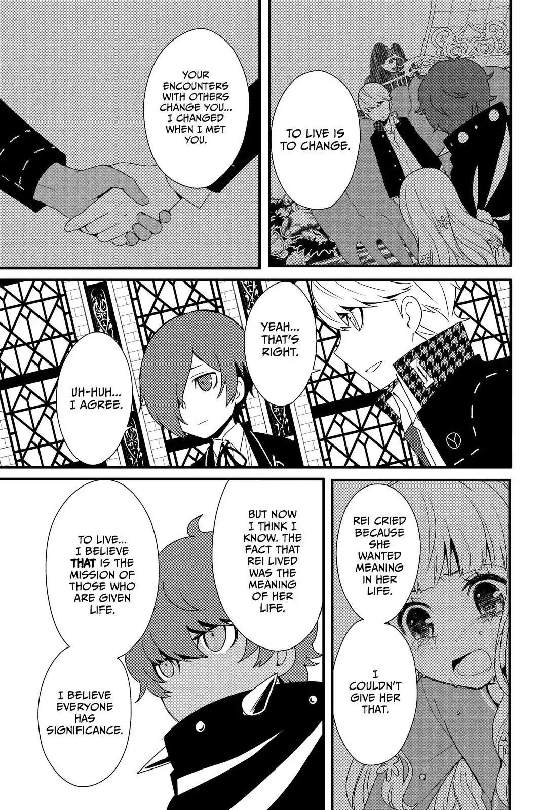 Persona Q - Shadow of the Labyrinth - Side: P4 Chapter 22 page 21 - Chapter 22: Labyrinth 22: The God of the Clock Device