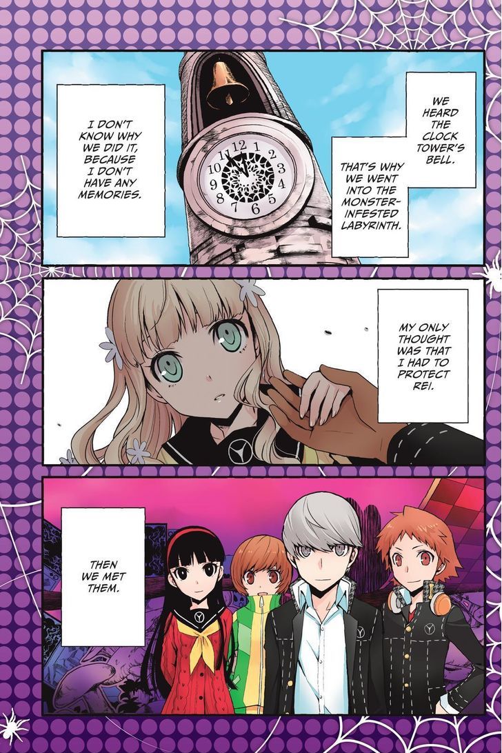 Persona Q - Shadow of the Labyrinth - Side: P4 Chapter 7 page 1 - Chapter 7