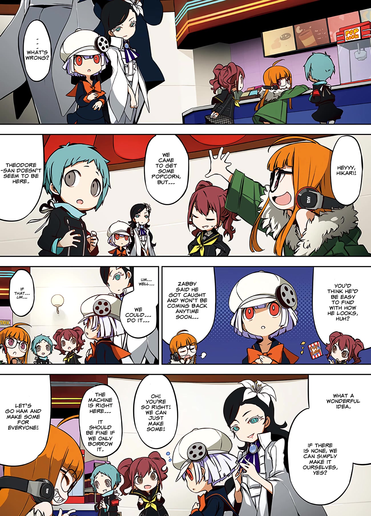 Persona Q2: New Cinema Labyrinth Roundabout Special Chapter 5 page 1 - Chapter 5