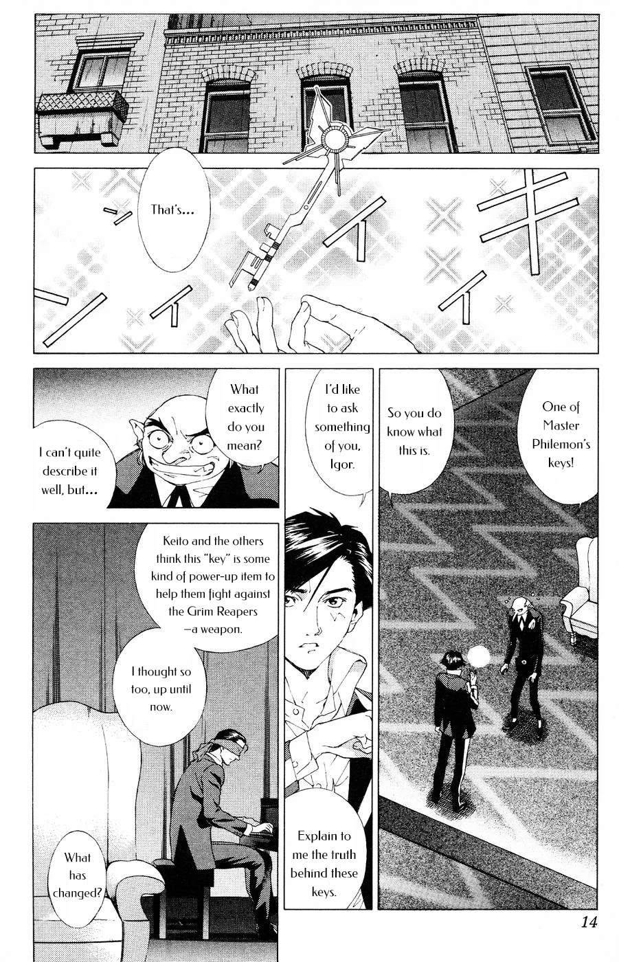 Persona: Tsumi to Bachi Chapter 13 page 11 - Chapter 13: Purification>>Sorrow