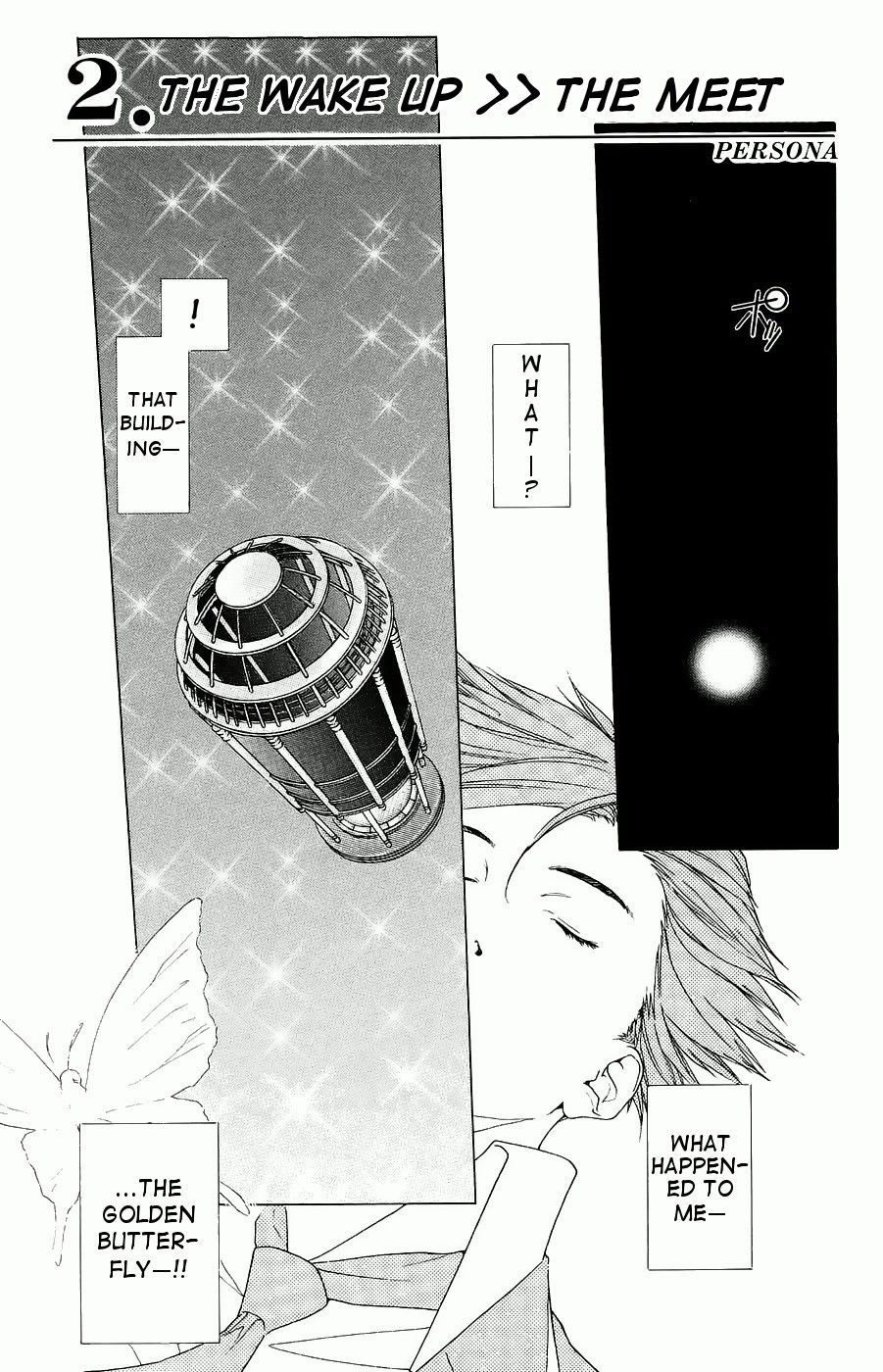 Persona: Tsumi to Bachi Chapter 2.2 page 1 - Chapter 2 v2 : The Wake Up >> The Meet