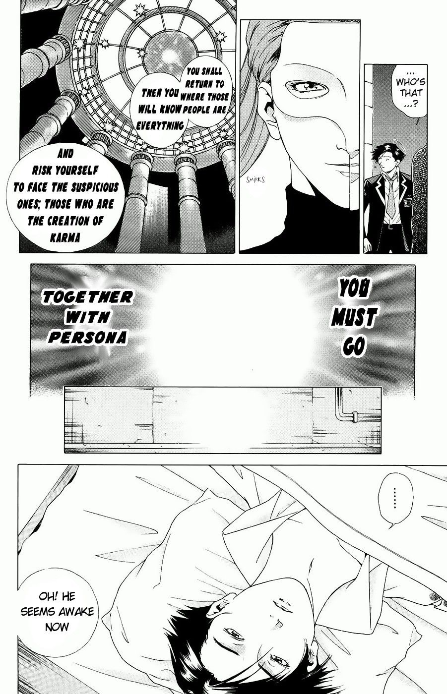 Persona: Tsumi to Bachi Chapter 2.2 page 8 - Chapter 2 v2 : The Wake Up >> The Meet