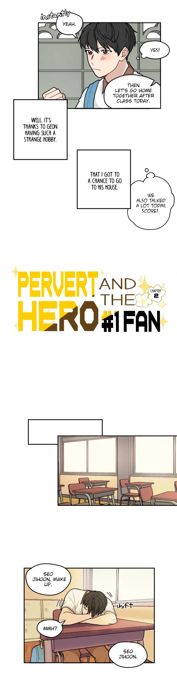 Pervert Hero and the #1 Fan Chapter 2 page 10 - Chapter 2