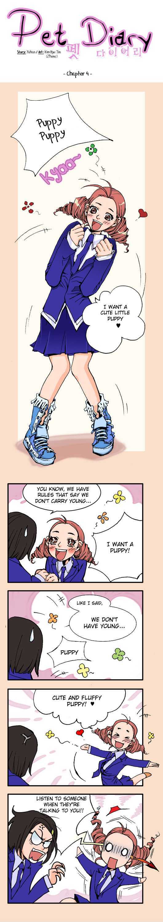 Pet Diary Chapter 4 page 1 - Chapter 4